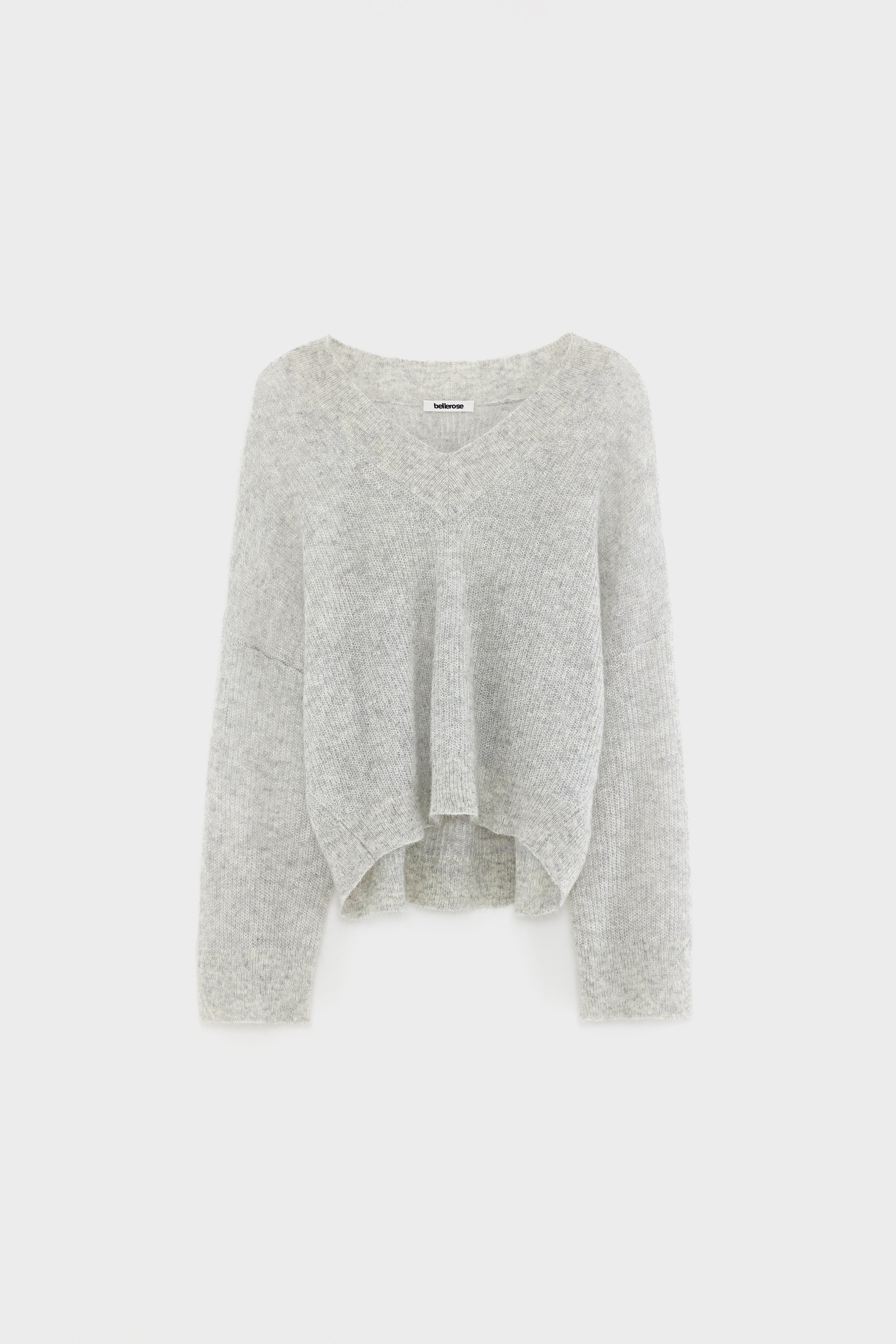 Pull col V Arco (261 / W / LIGHT GREY)
