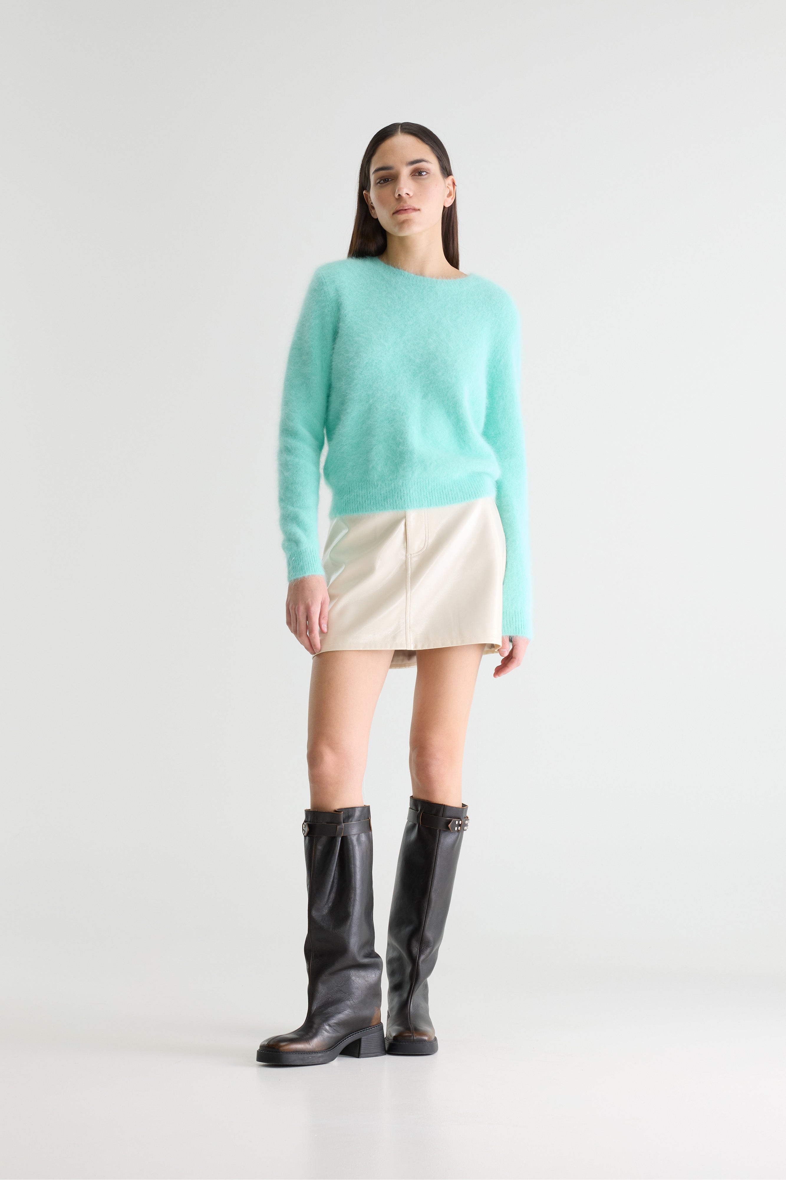 Datti angora-blend sweater (261 / W / ICEBERG)