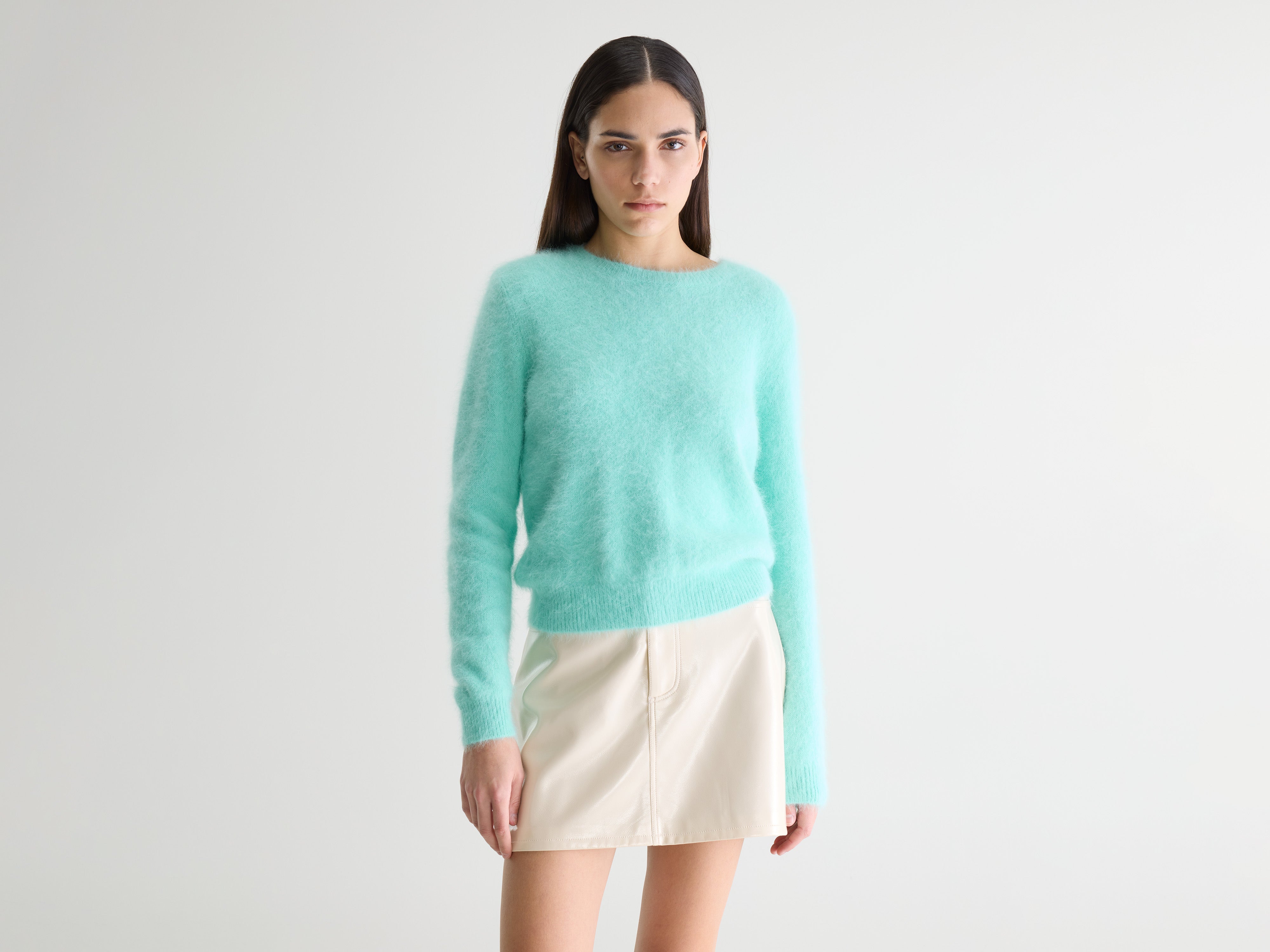 Datti angora-blend sweater (261 / W / ICEBERG)