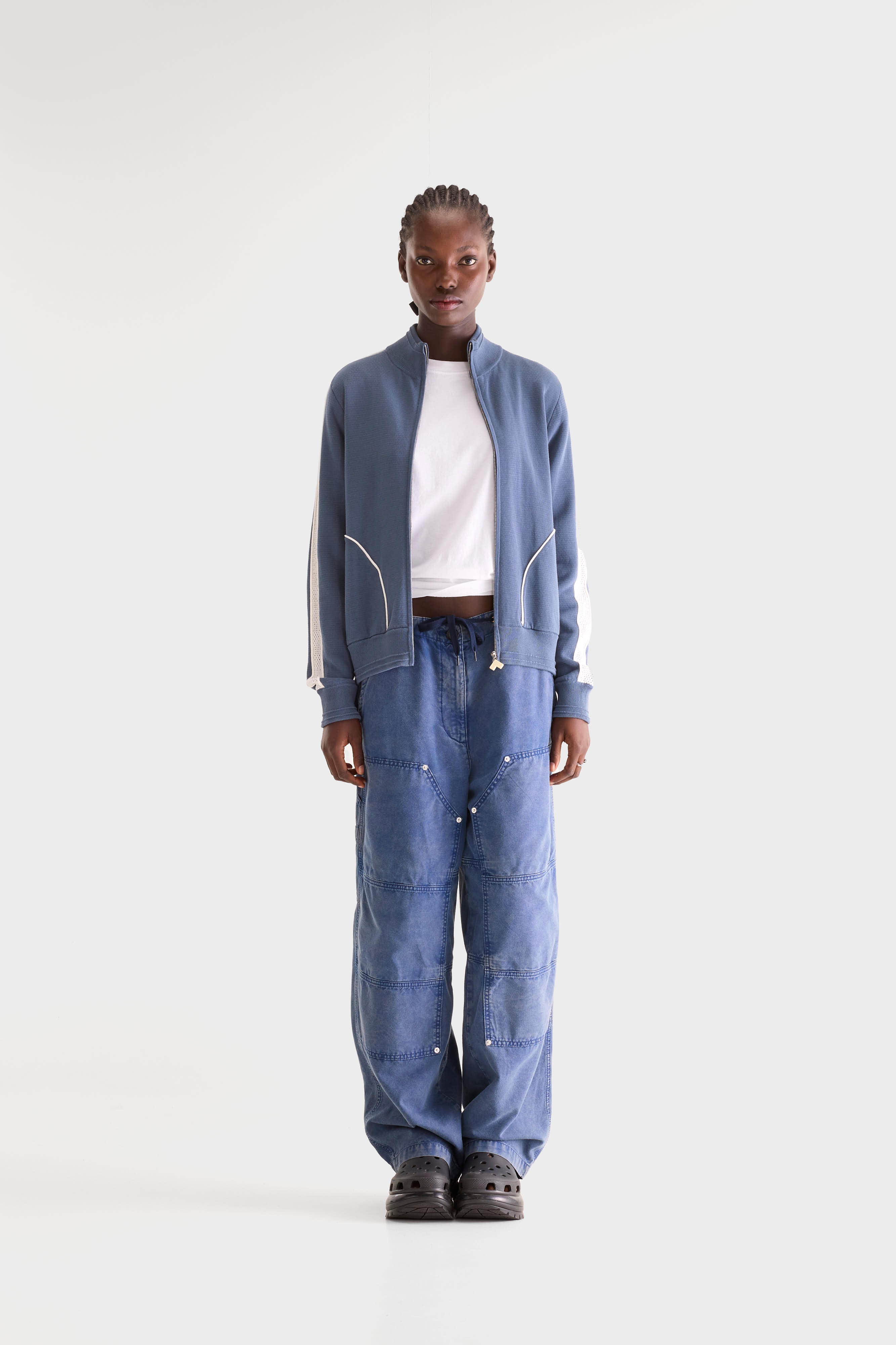 Dasy zip-up sweatshirt (261 / W / STORM)