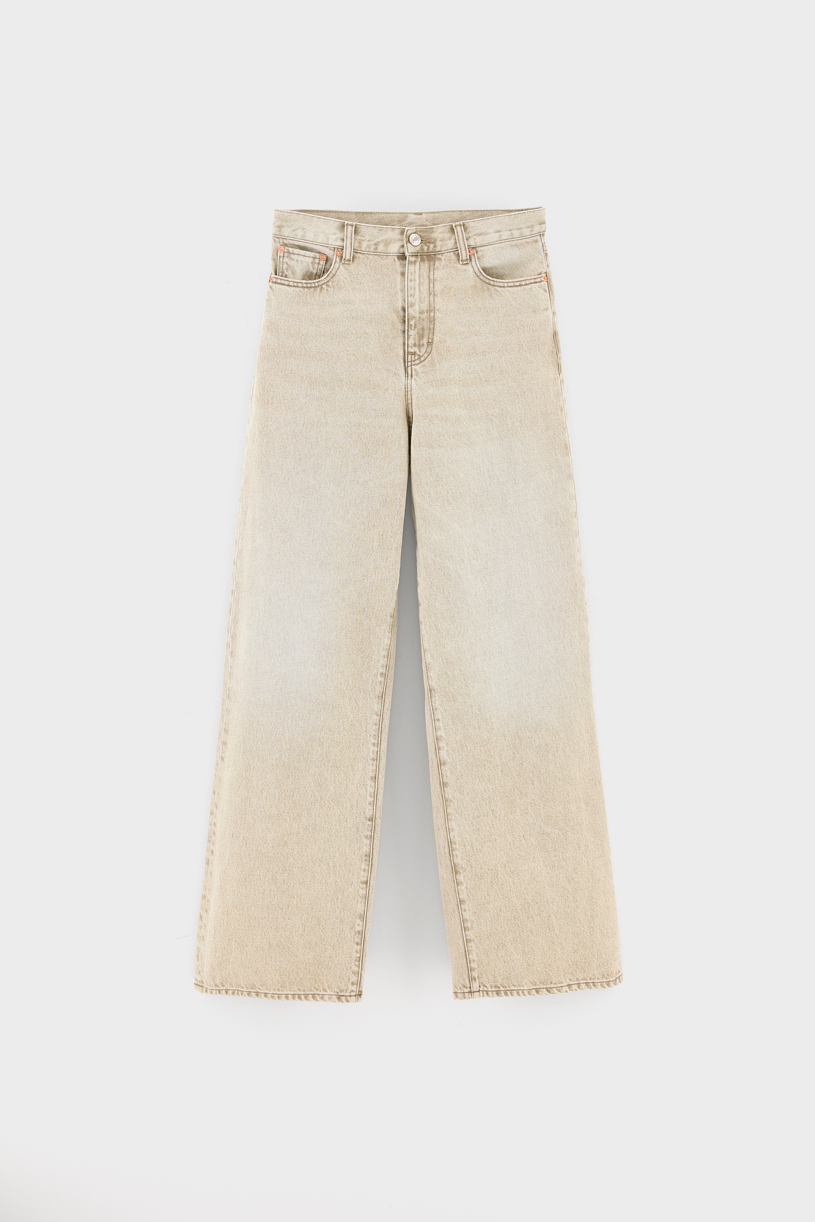 Denim N. 64 - wijde jeans (262 / W / BEIGE SNOW)