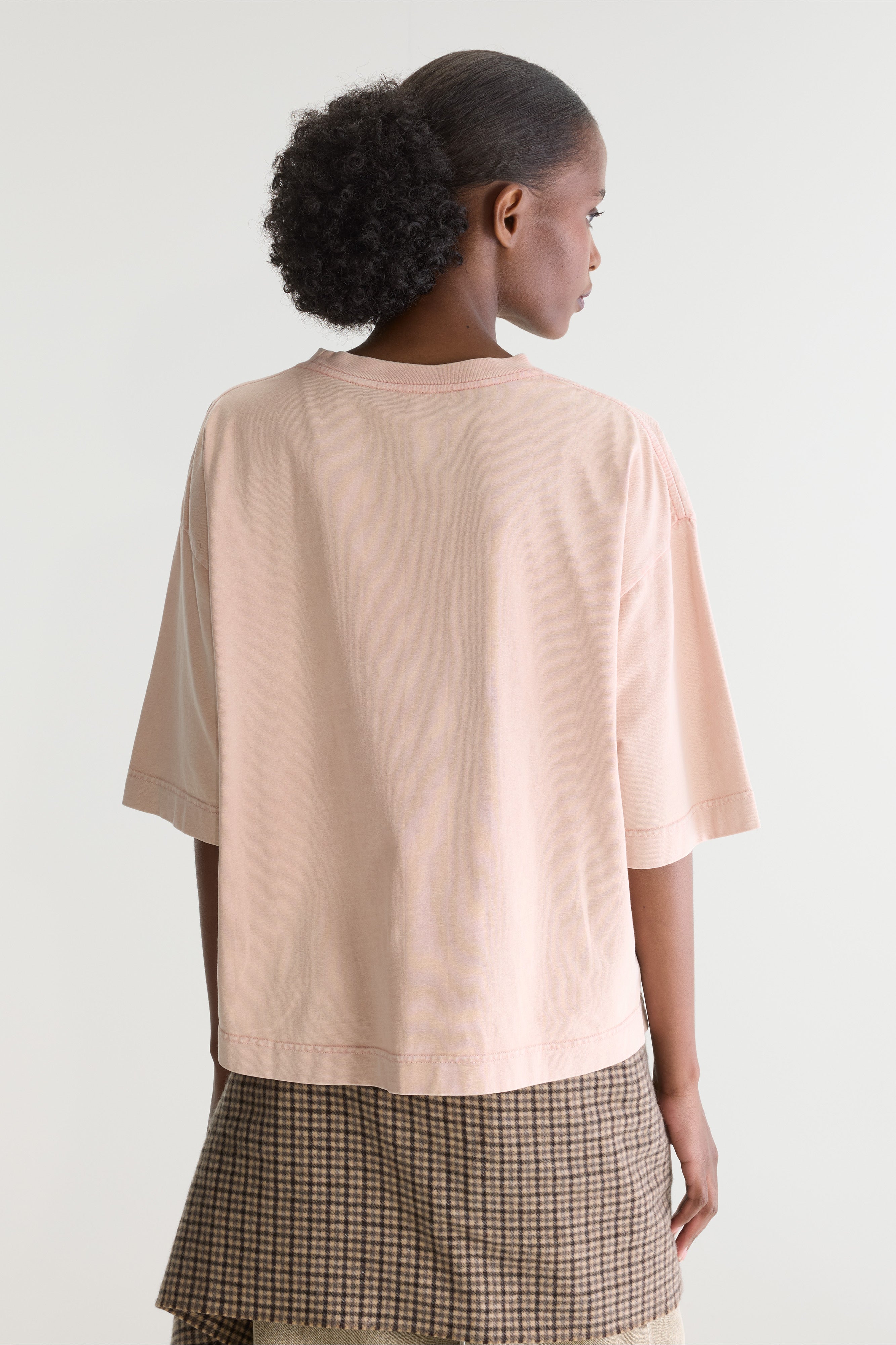 Fiores short-sleeve t-shirt (262 / W / DUSTY ROSE)