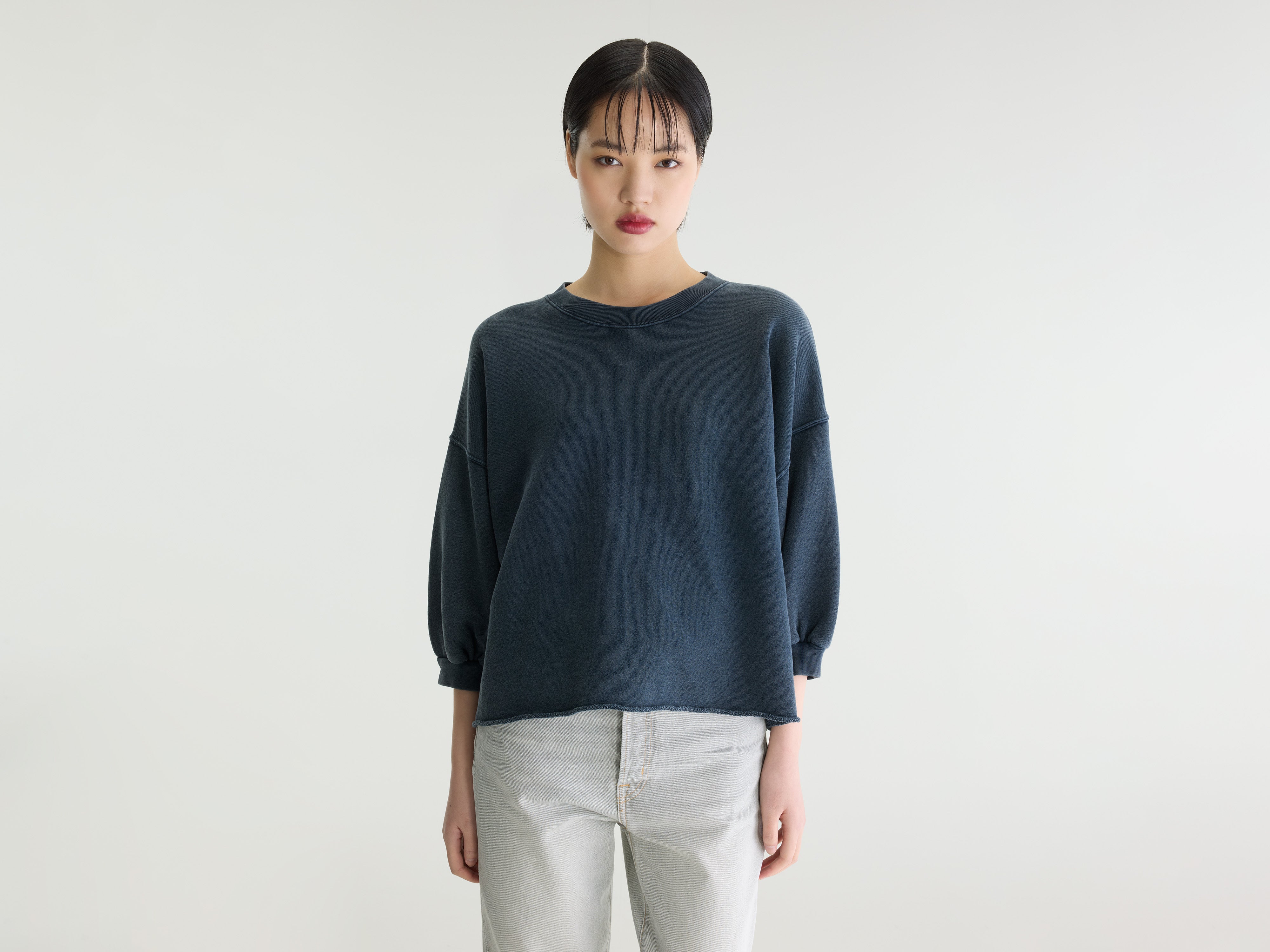 Vicske crewneck sweatshirt (262 / W / NAVY)