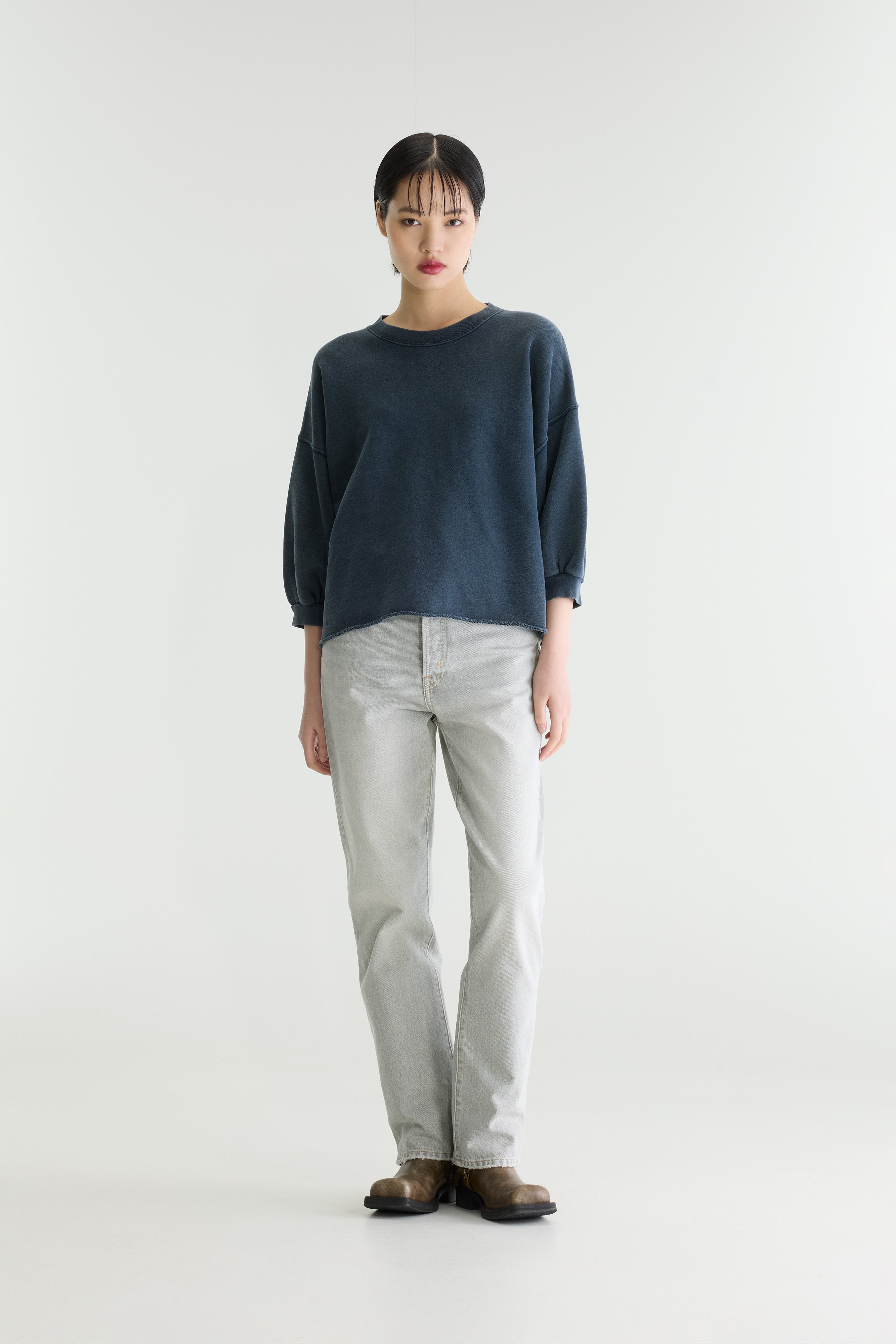 Vicske crewneck sweatshirt (262 / W / NAVY)