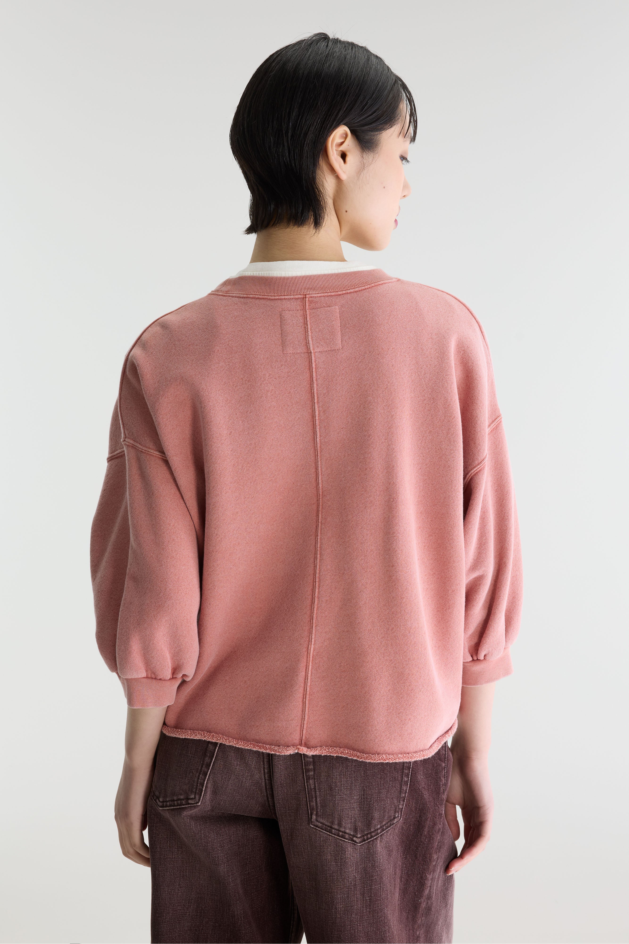 Vicske crewneck sweatshirt (262 / W / ETRUSCAN RED)