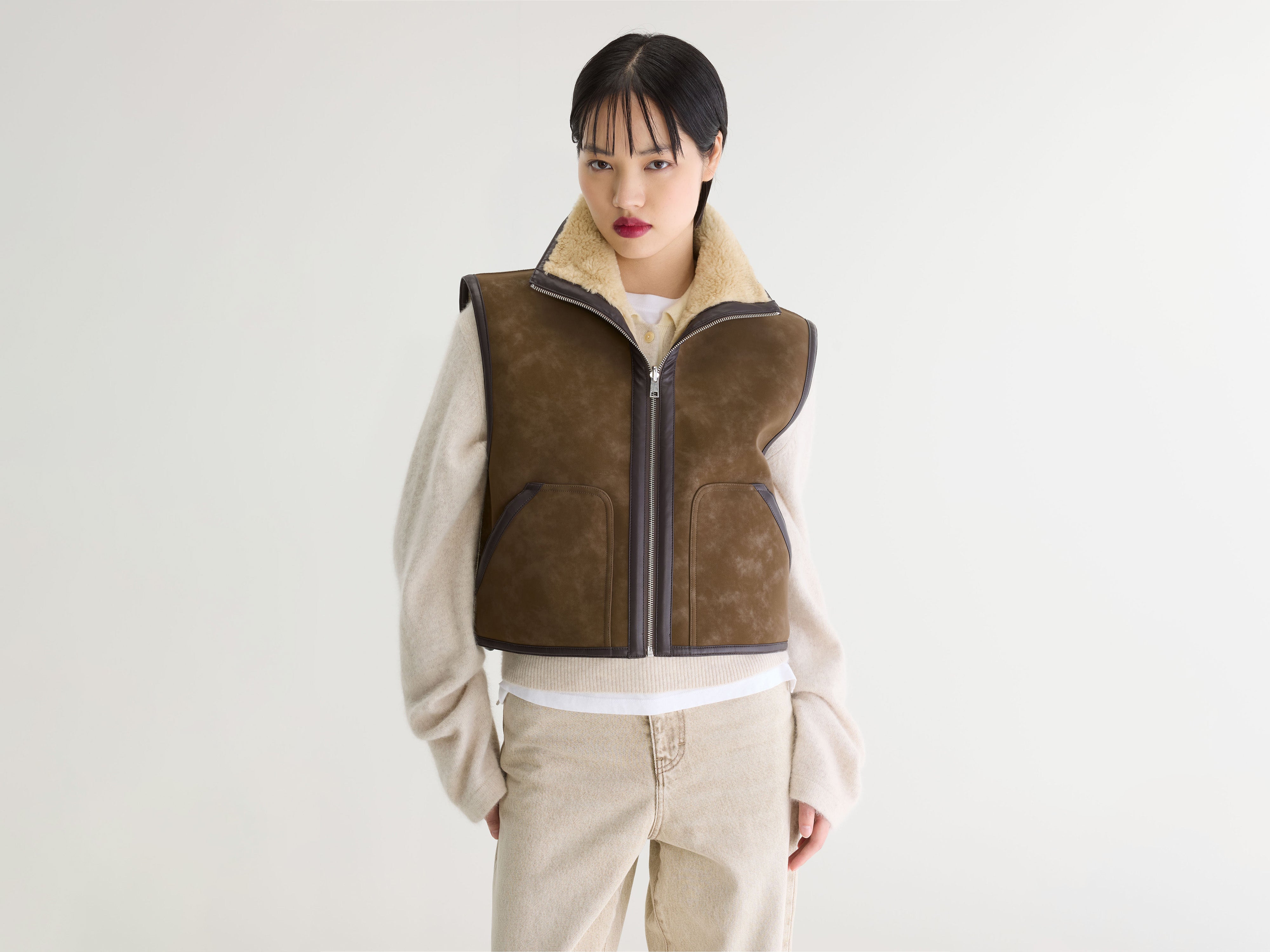 Veste courte sans manches Jonson (262 / W / SHEEP)