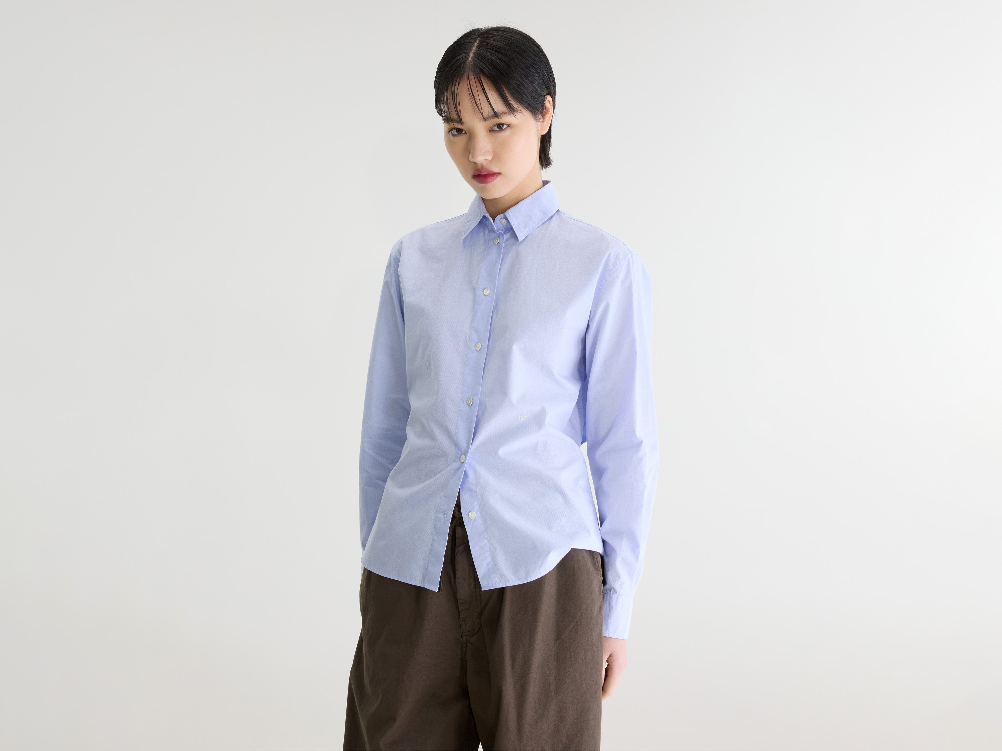 Grey striped shirt (262 / W / STRIPE H)