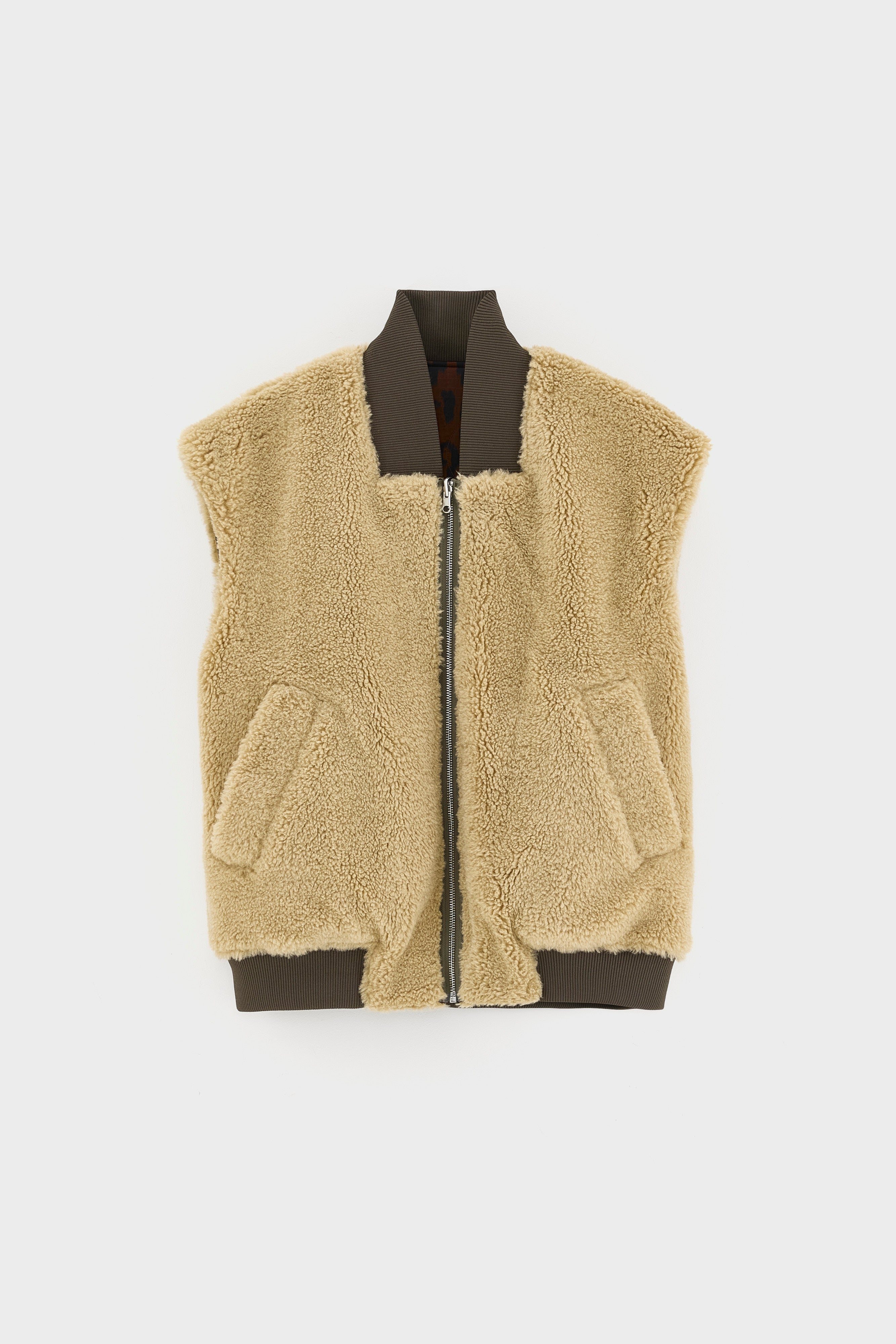 Haalo leopard-print bodywarmer (262 / W / DISPLAY A)