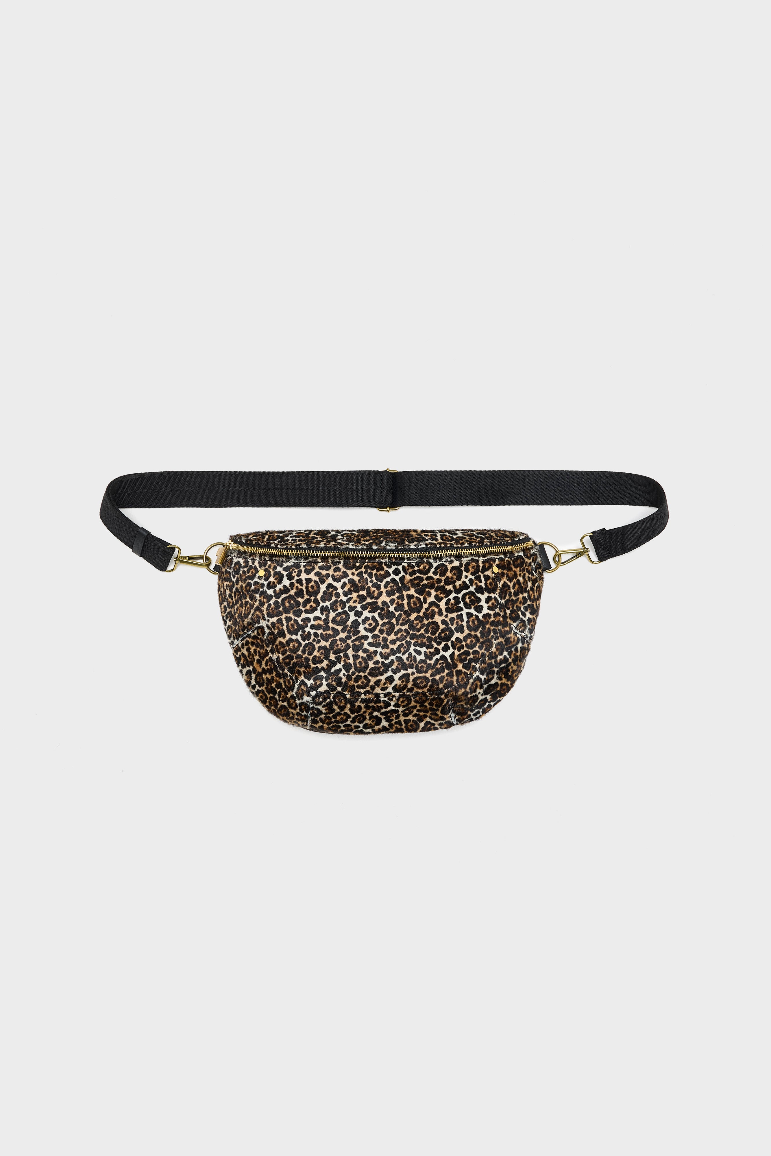 Souply sling bag met luipaardprint (262 / W / DISPLAY A)
