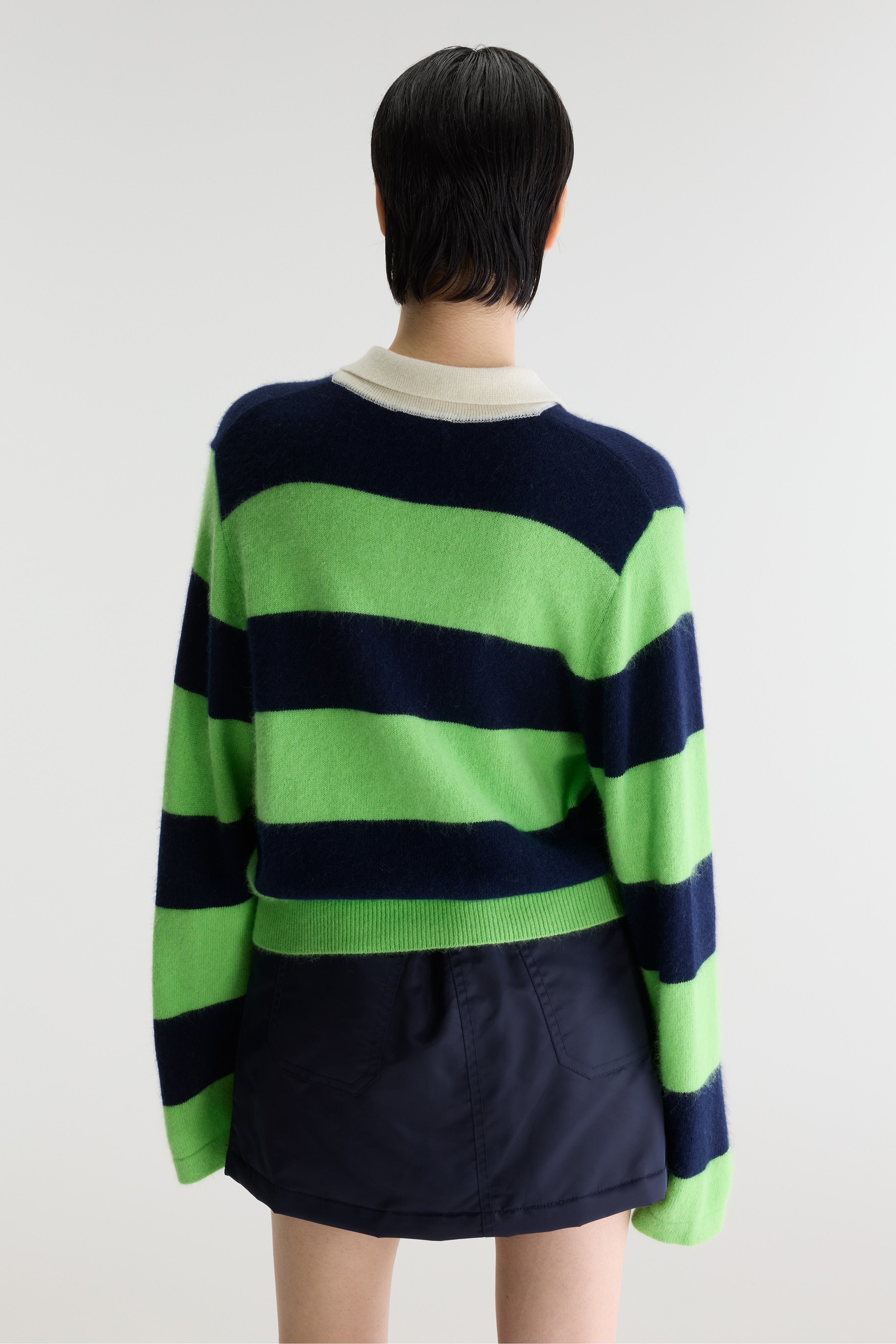 Dusto gestreepte polotrui (262 / W / STRIPE A)