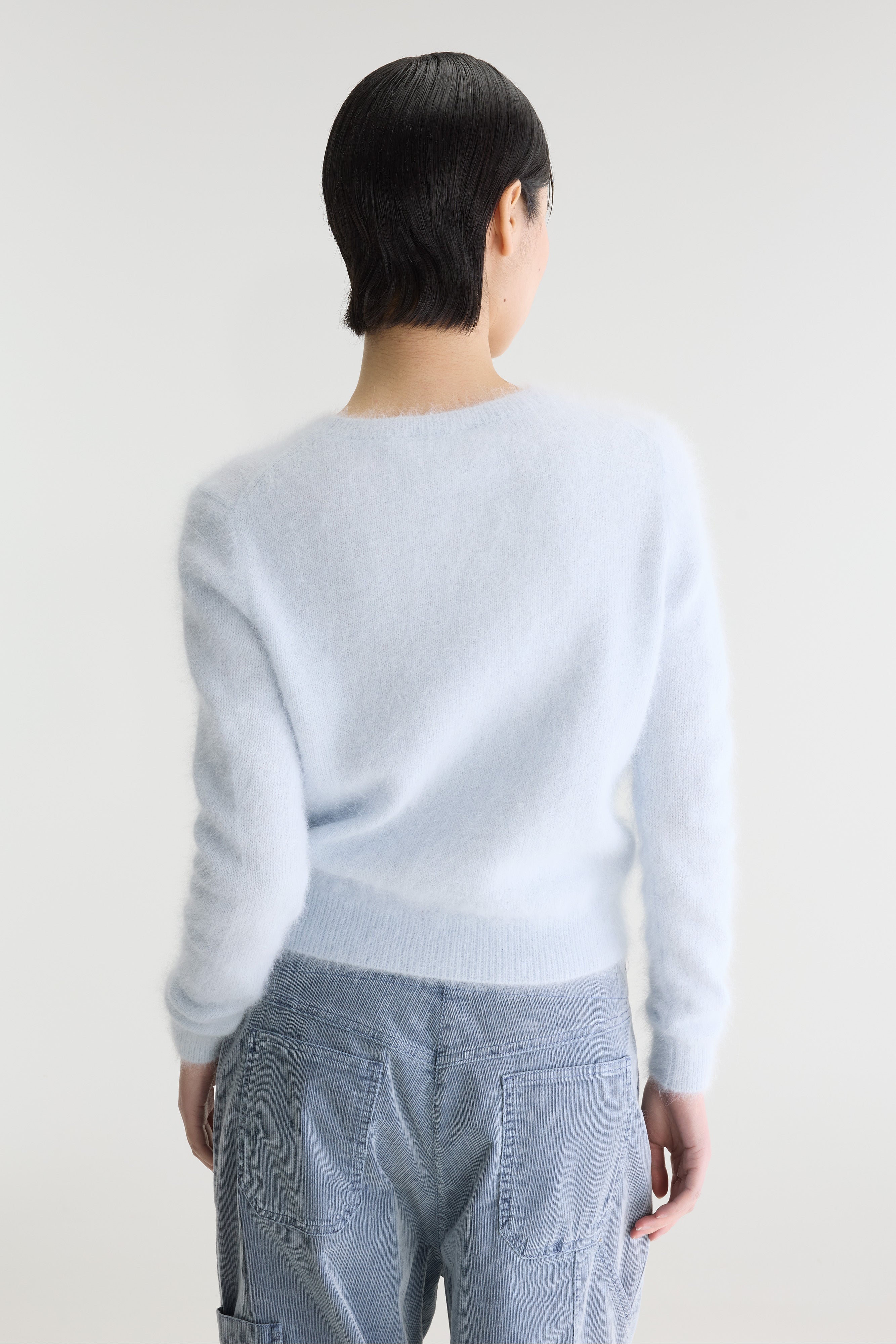 Datti angoramix trui (262 / W / BLUE DEW)
