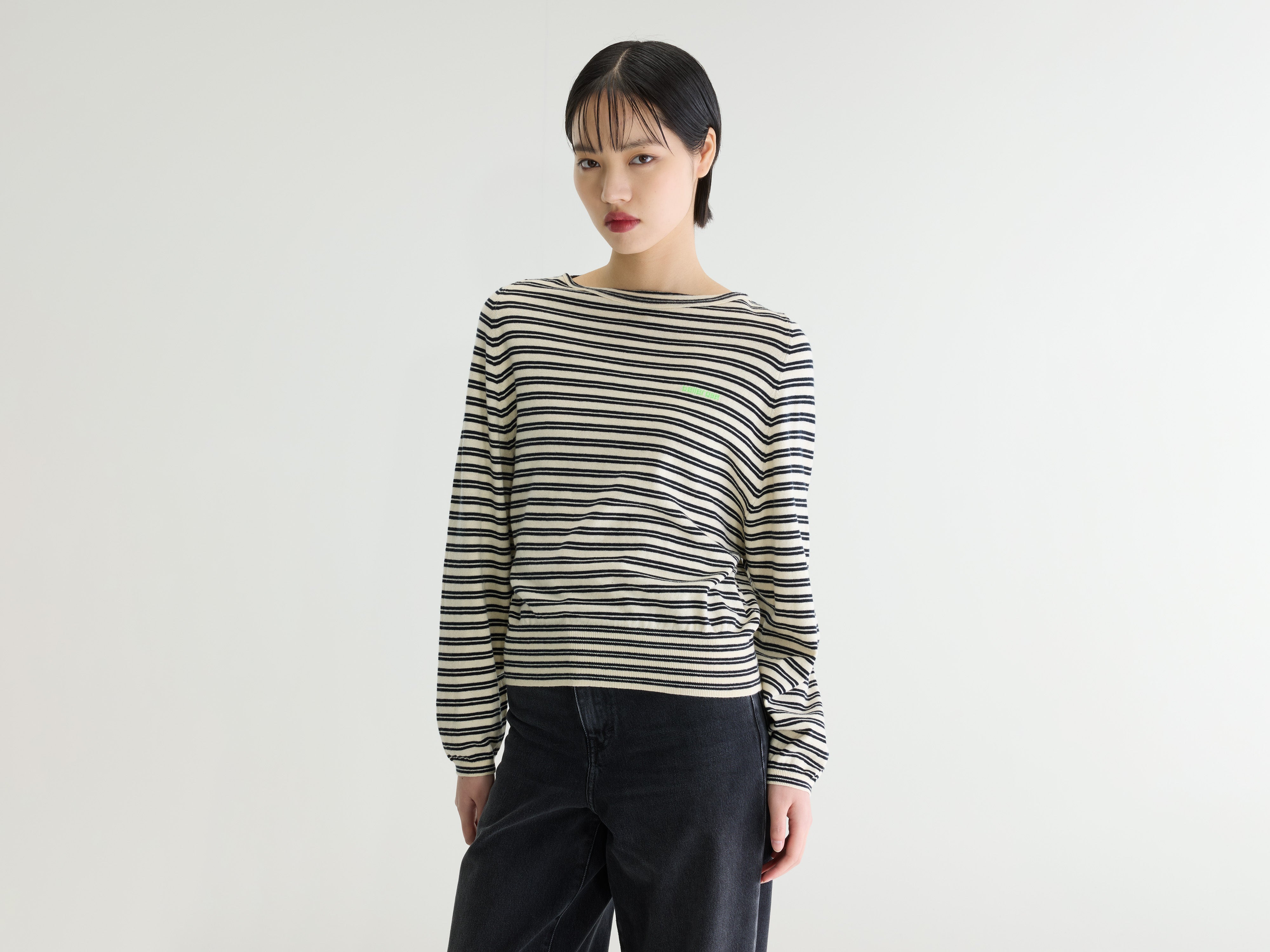 Gerhi relaxed sweater (262 / W / STRIPE A)