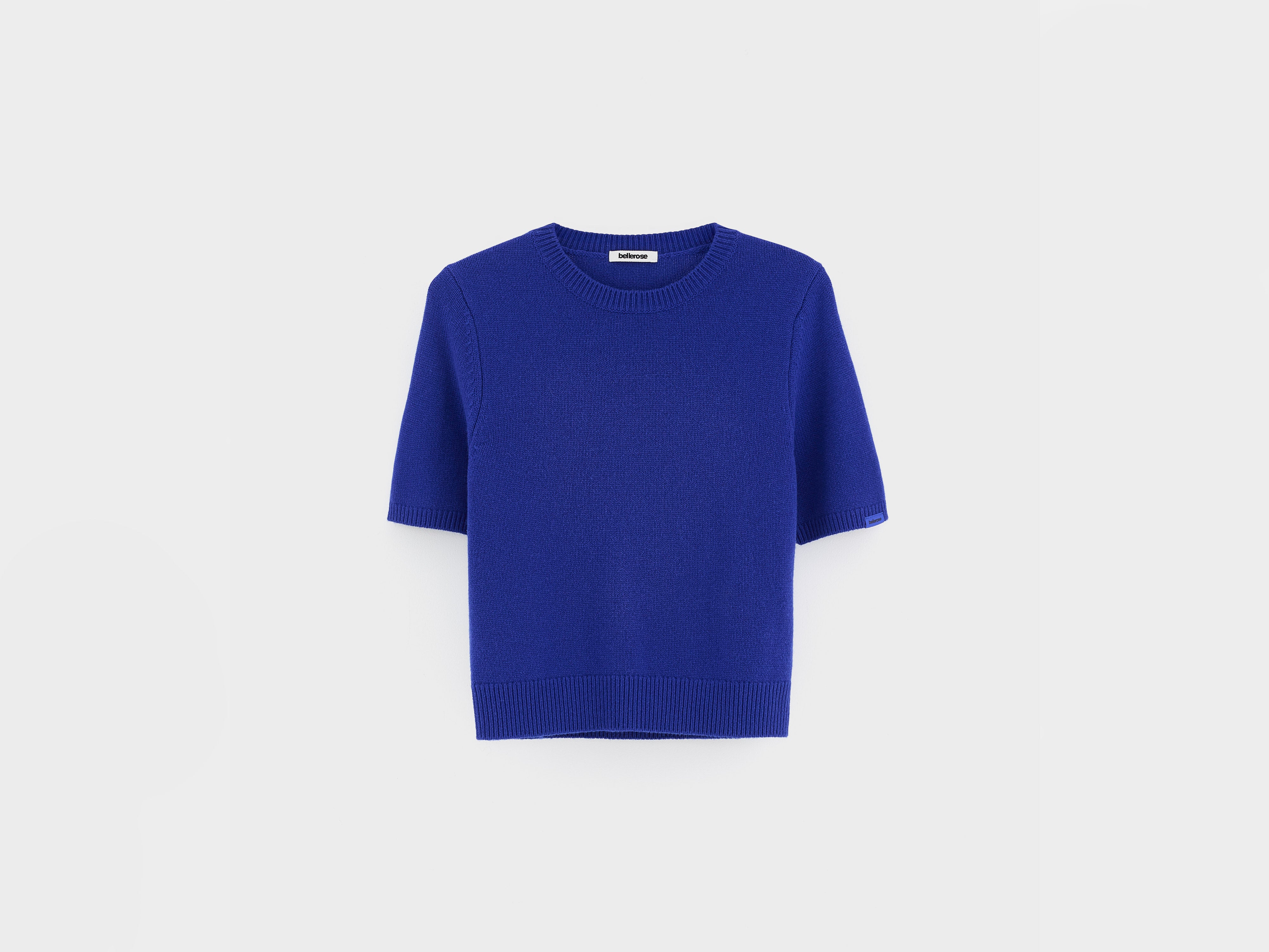 Synad short-sleeve cashmere sweater (262 / W / BLUEWORKER)