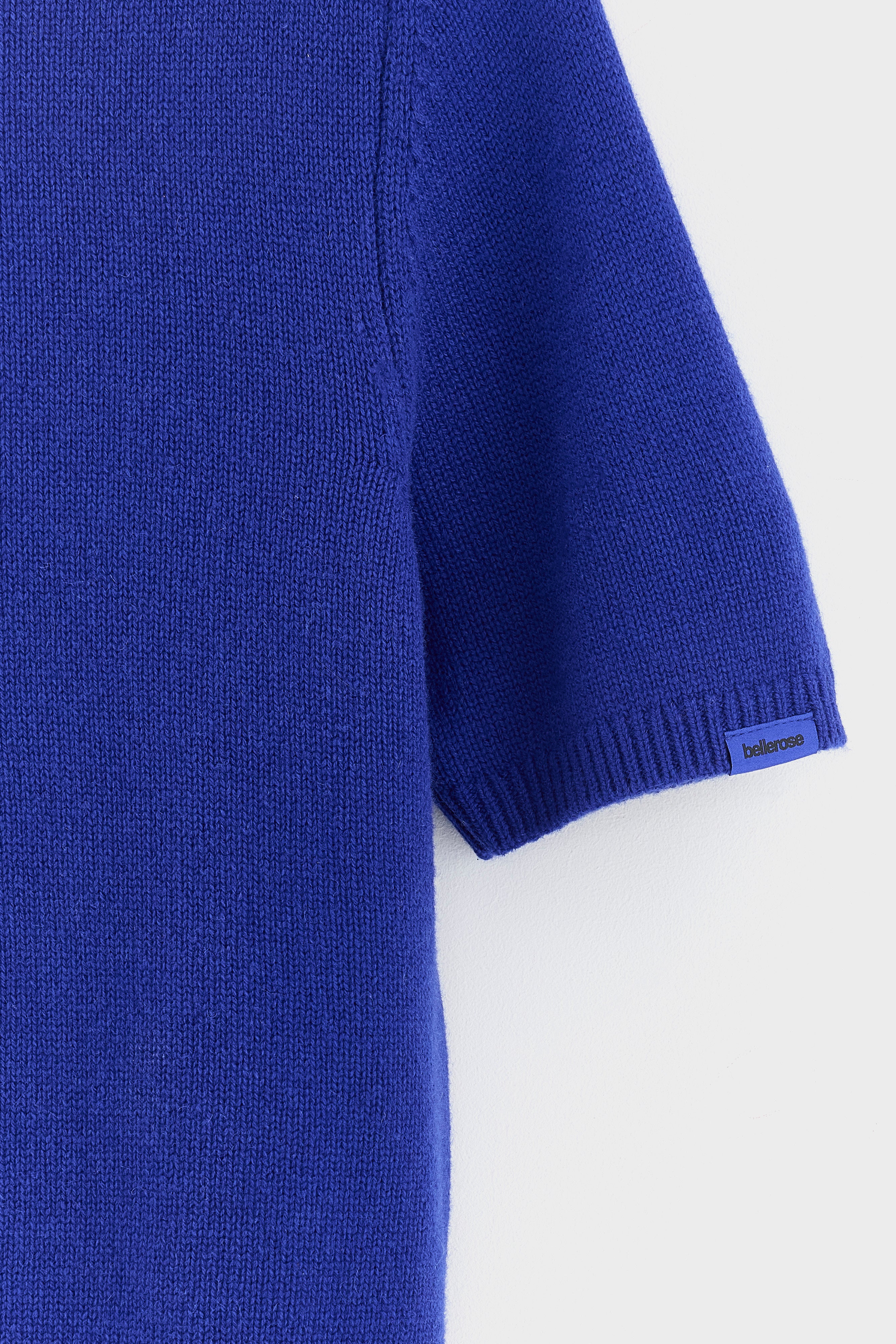 Synad short-sleeve cashmere sweater (262 / W / BLUEWORKER)