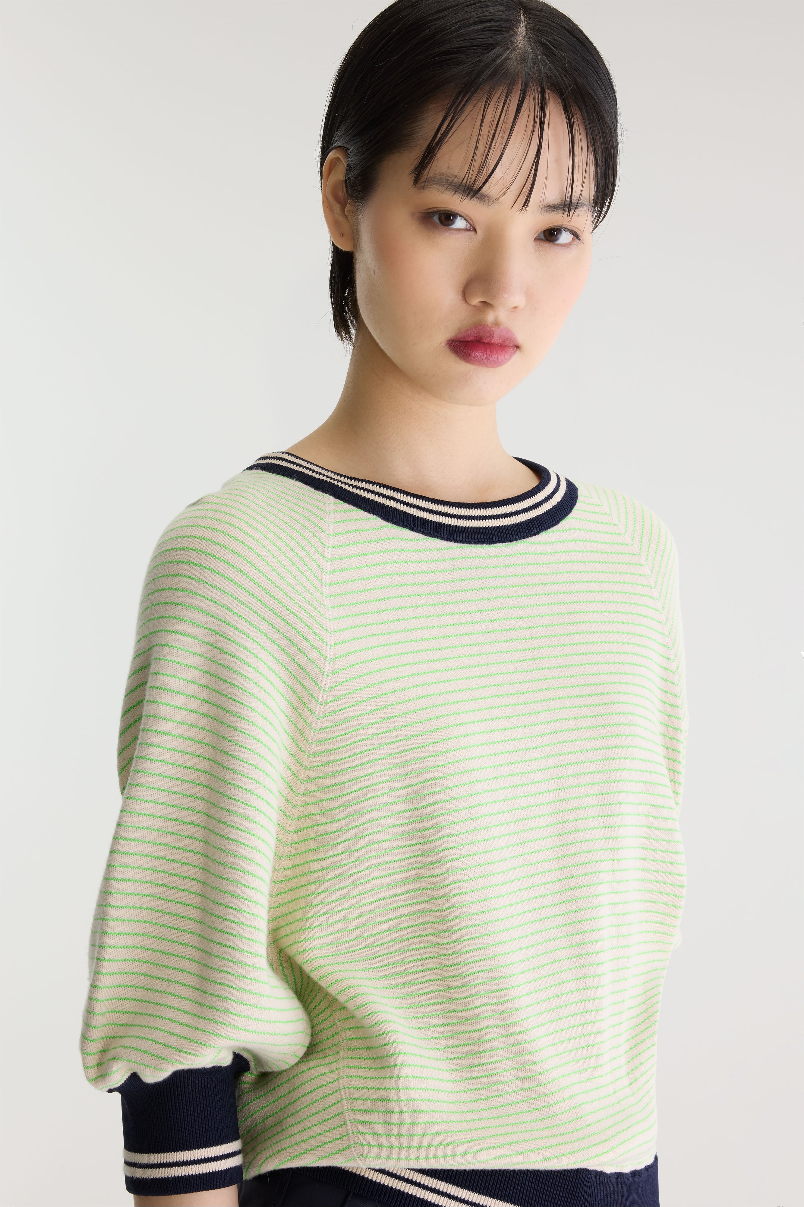 Anglet crewneck sweater (262 / W / STRIPE A)