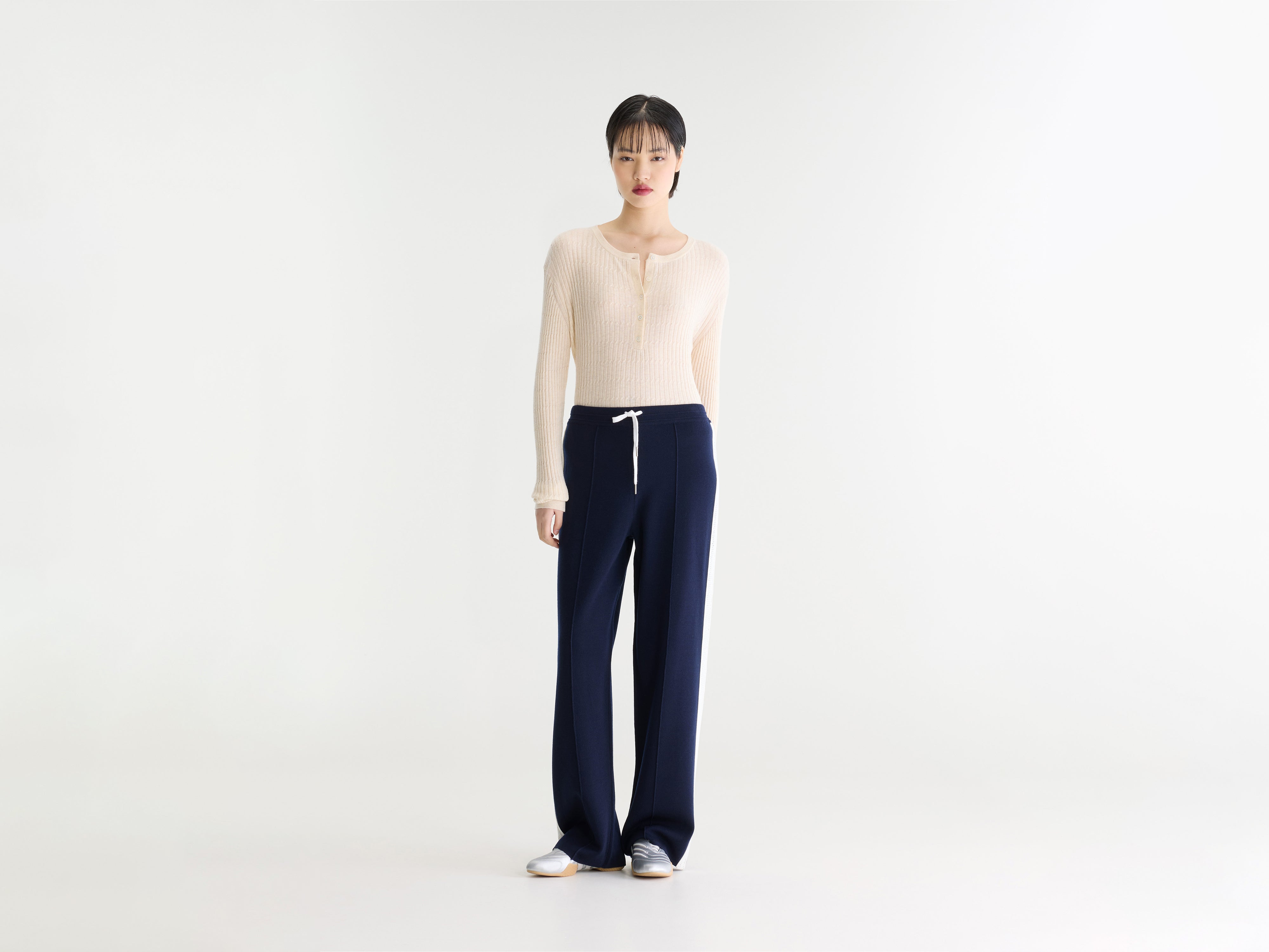 Douts straight jogpants (262 / W / NAVY)