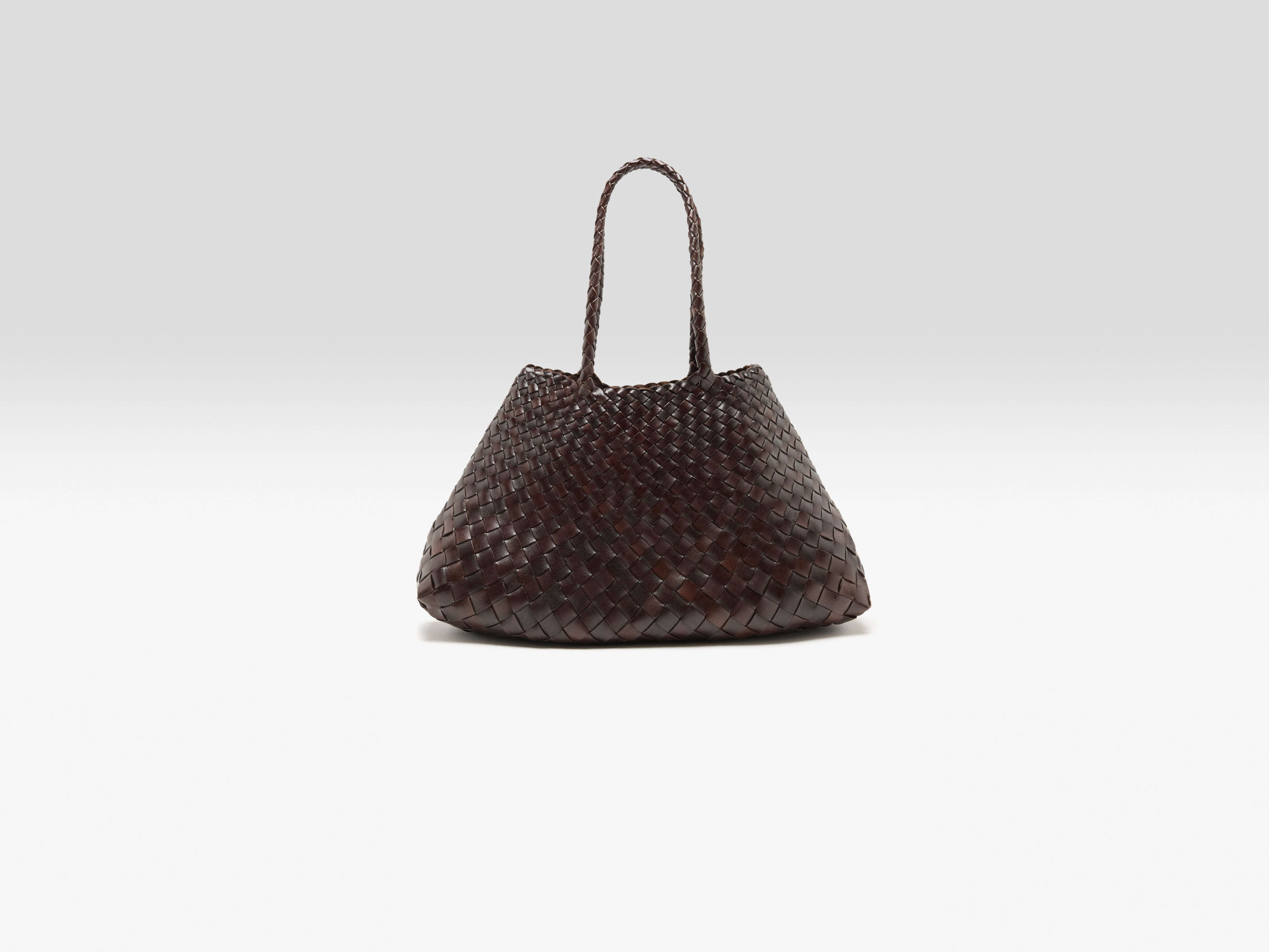 Santa Croce Big Woven Leather Bag (251 / W / BROWN)