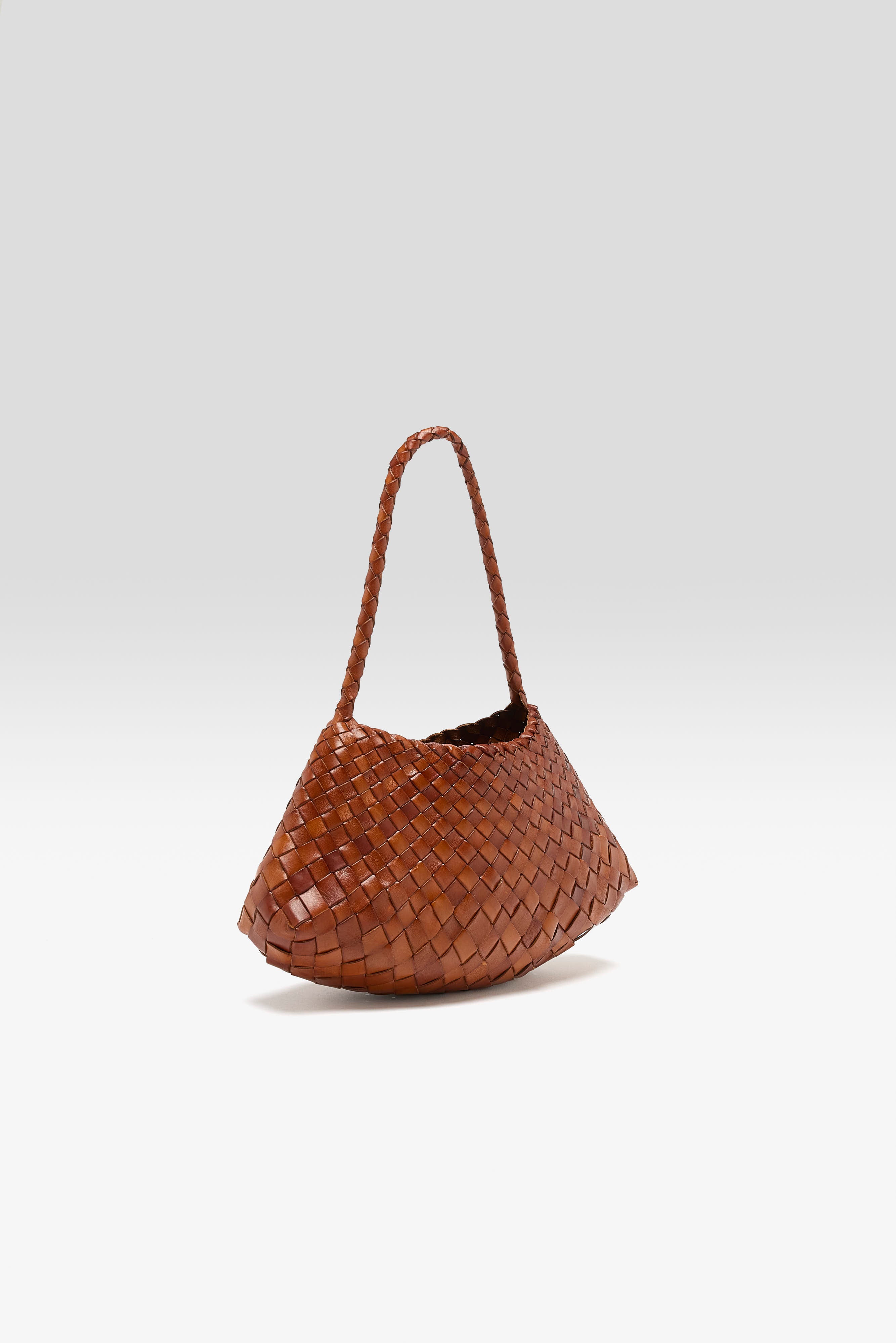 Rosanna Woven Leather Bag (252 / W / TAN)