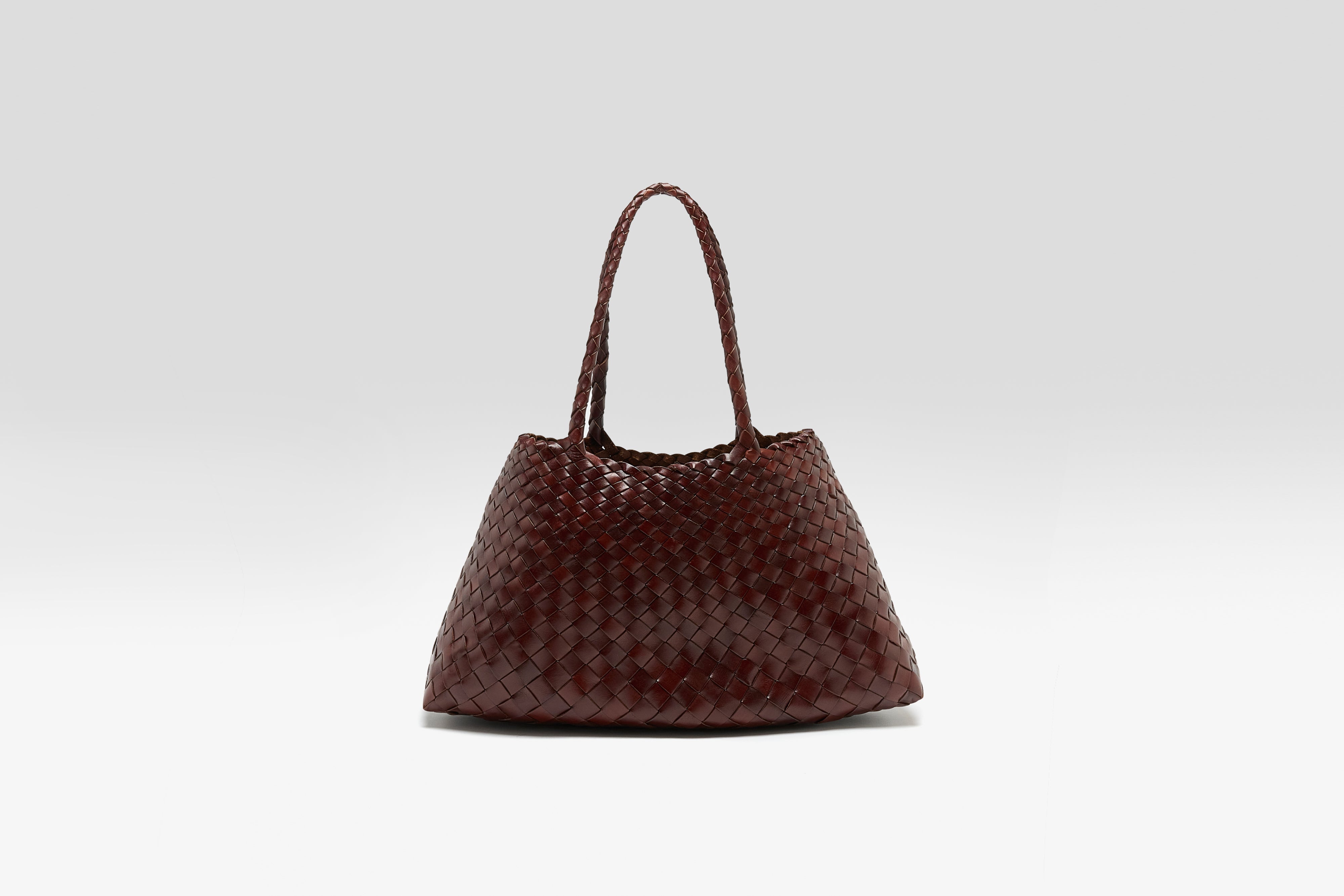 Santa Croce Big Woven Leather Bag (261 / W / GREEN)
