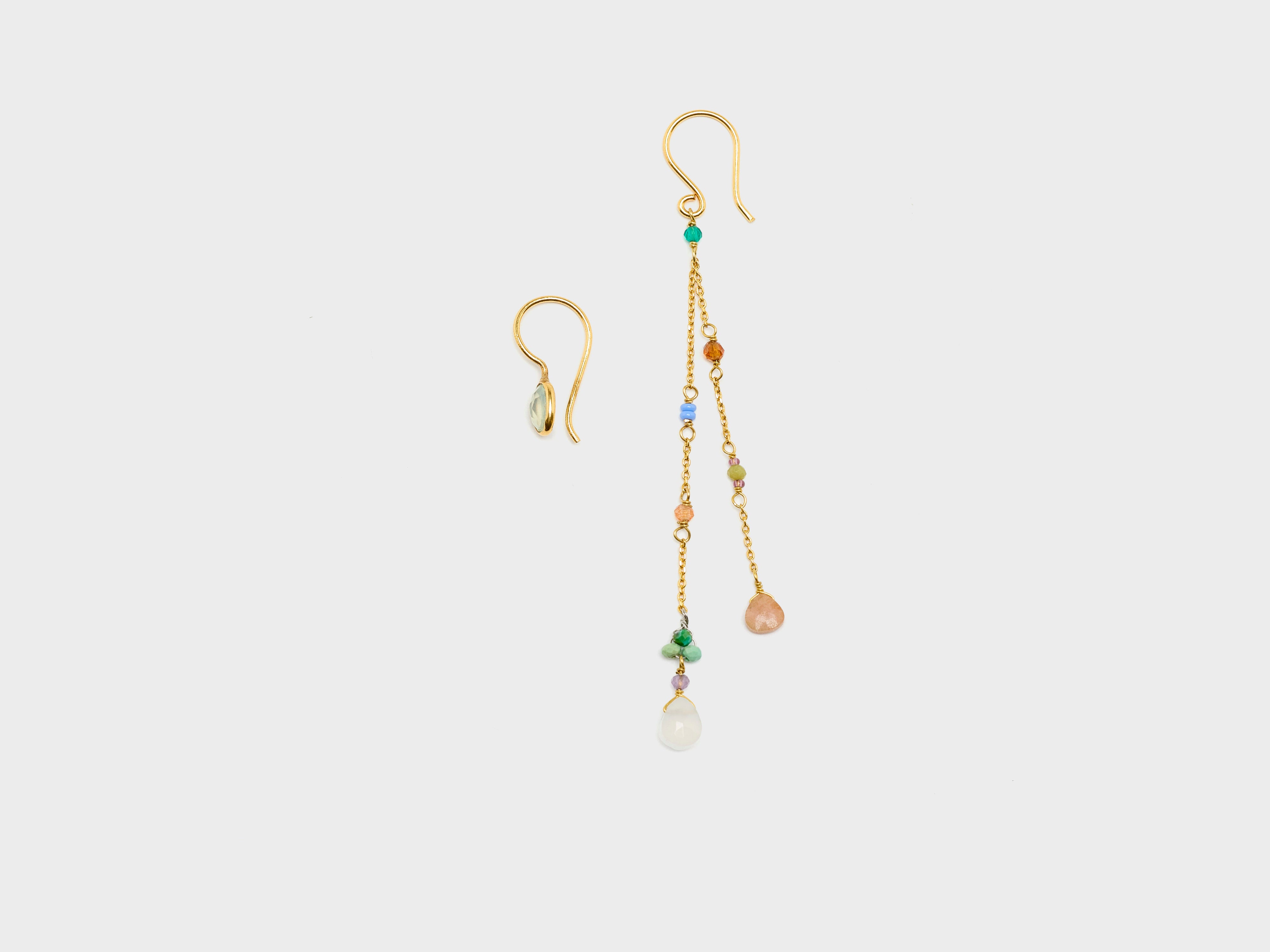Boucles d'oreilles Asyalia Asymmetric (261 / W / MULTICOLOR)