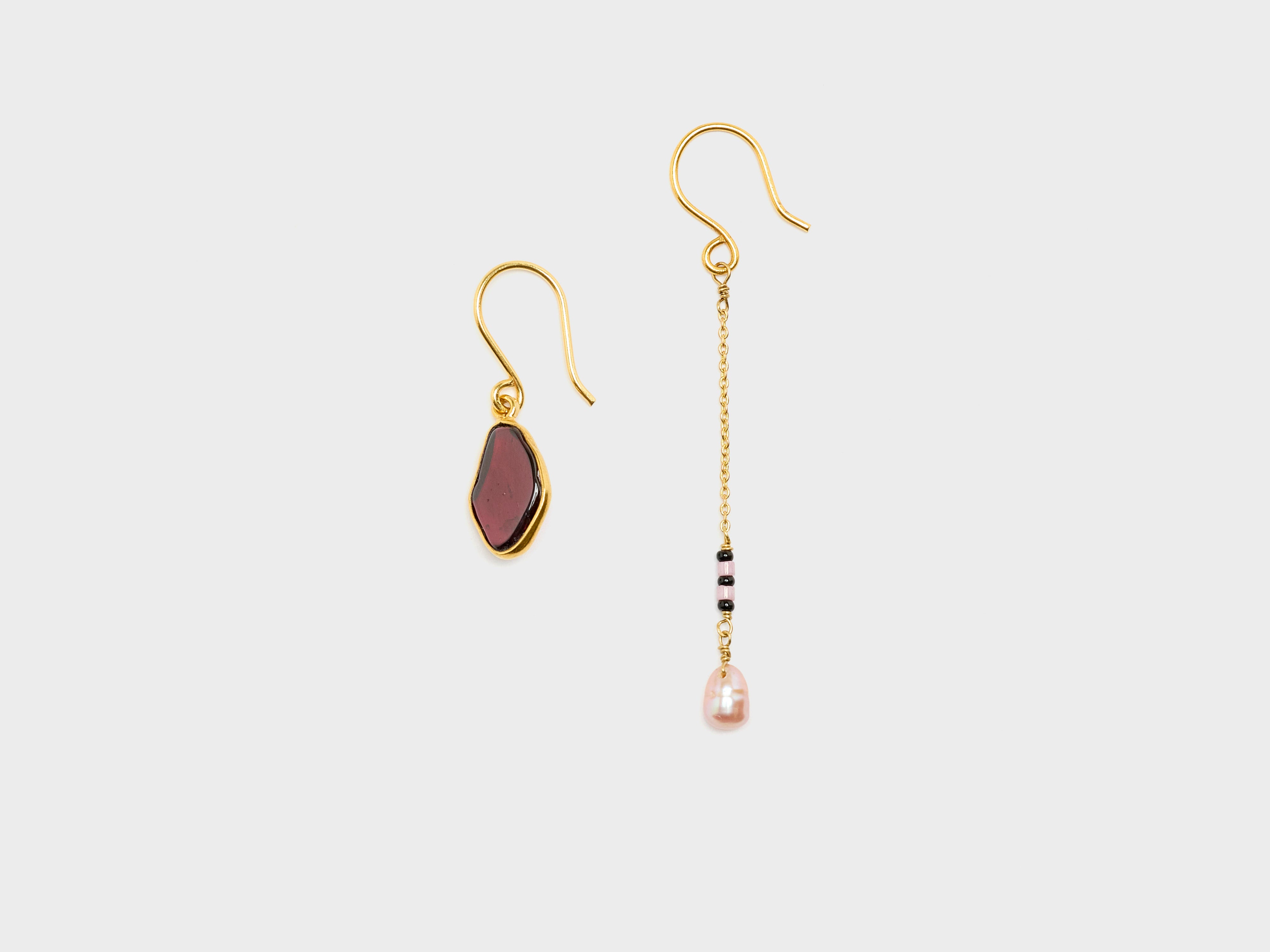 Boucles d'oreilles Asymmetric N° 2 (261 / W / MULTICOLOR)