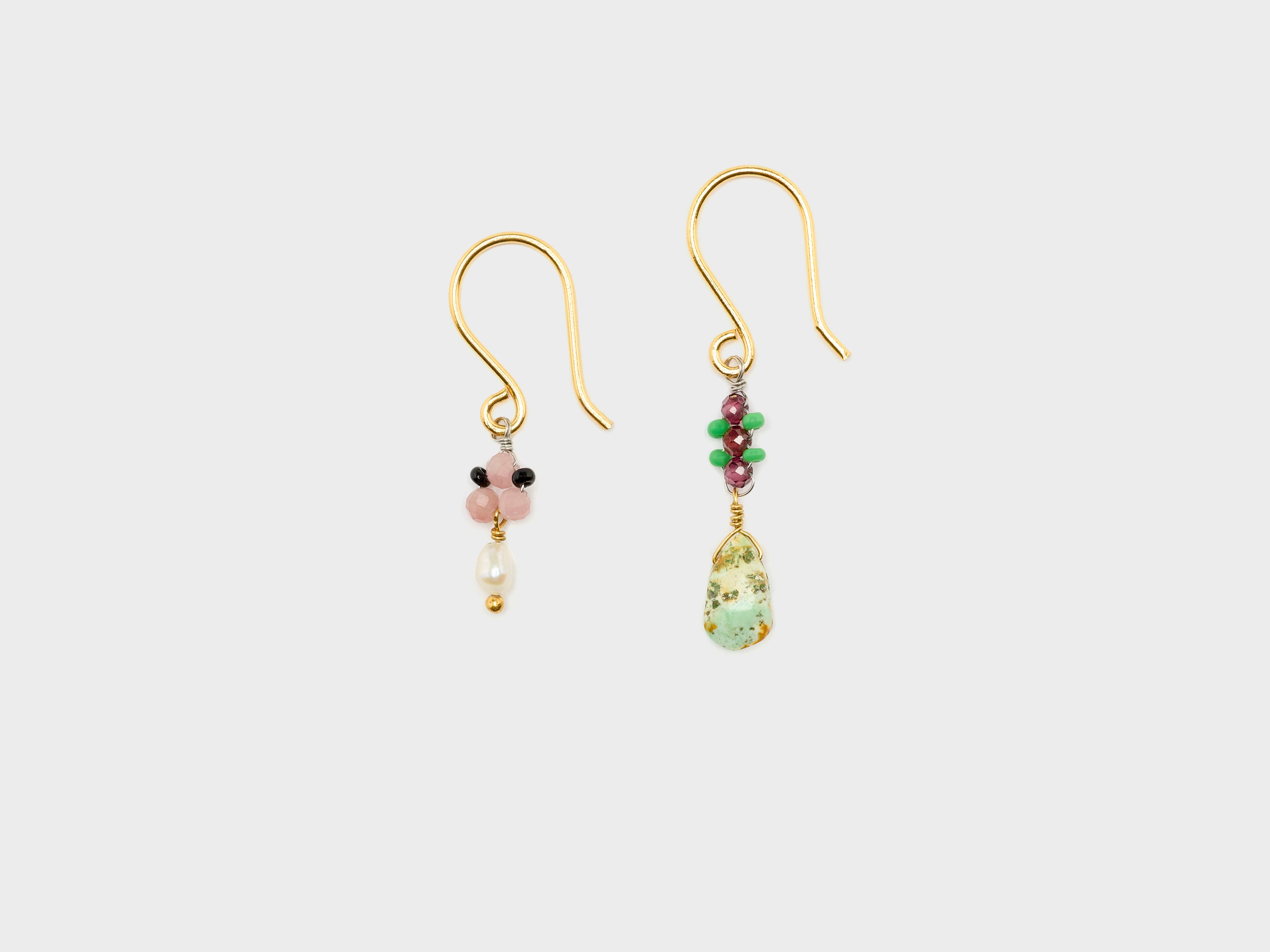 Boucles d'oreilles Asymmetric N° D2 (261 / W / MULTICOLOR)