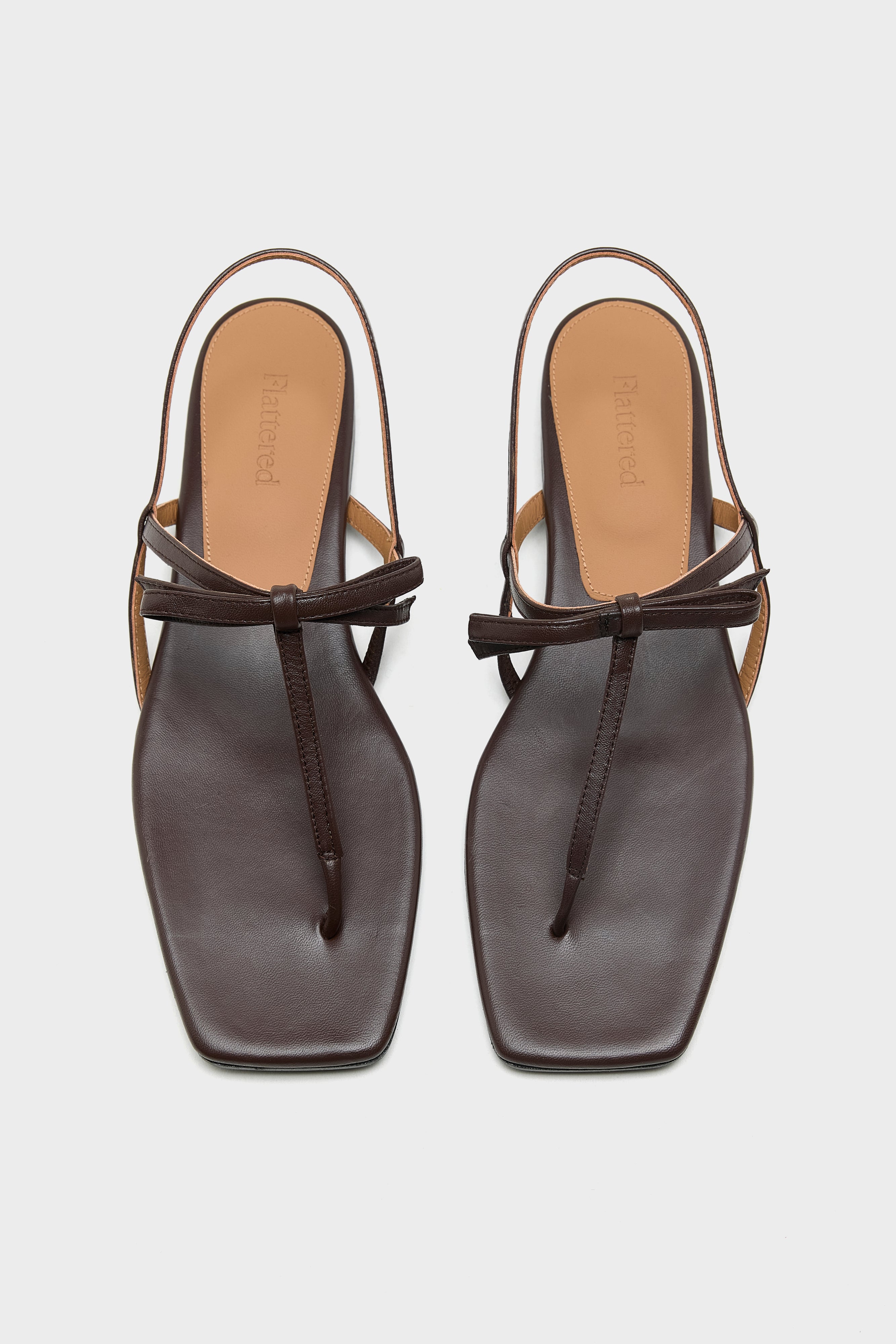 Sina Flat Sandals (261 / W / CHOCOLATE)