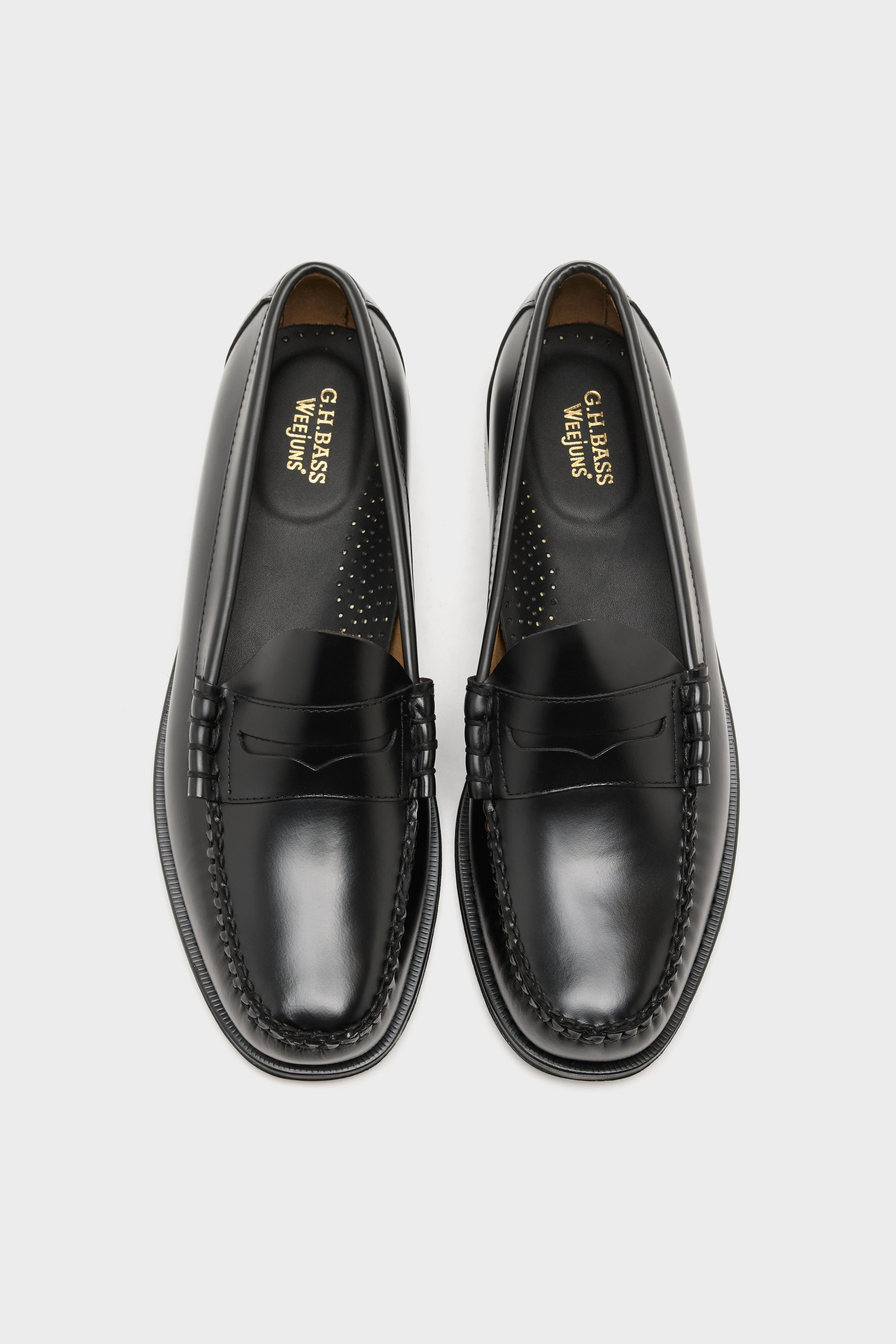 Weejuns Larson Penny Loafers for Men (251 / M / BLACK)