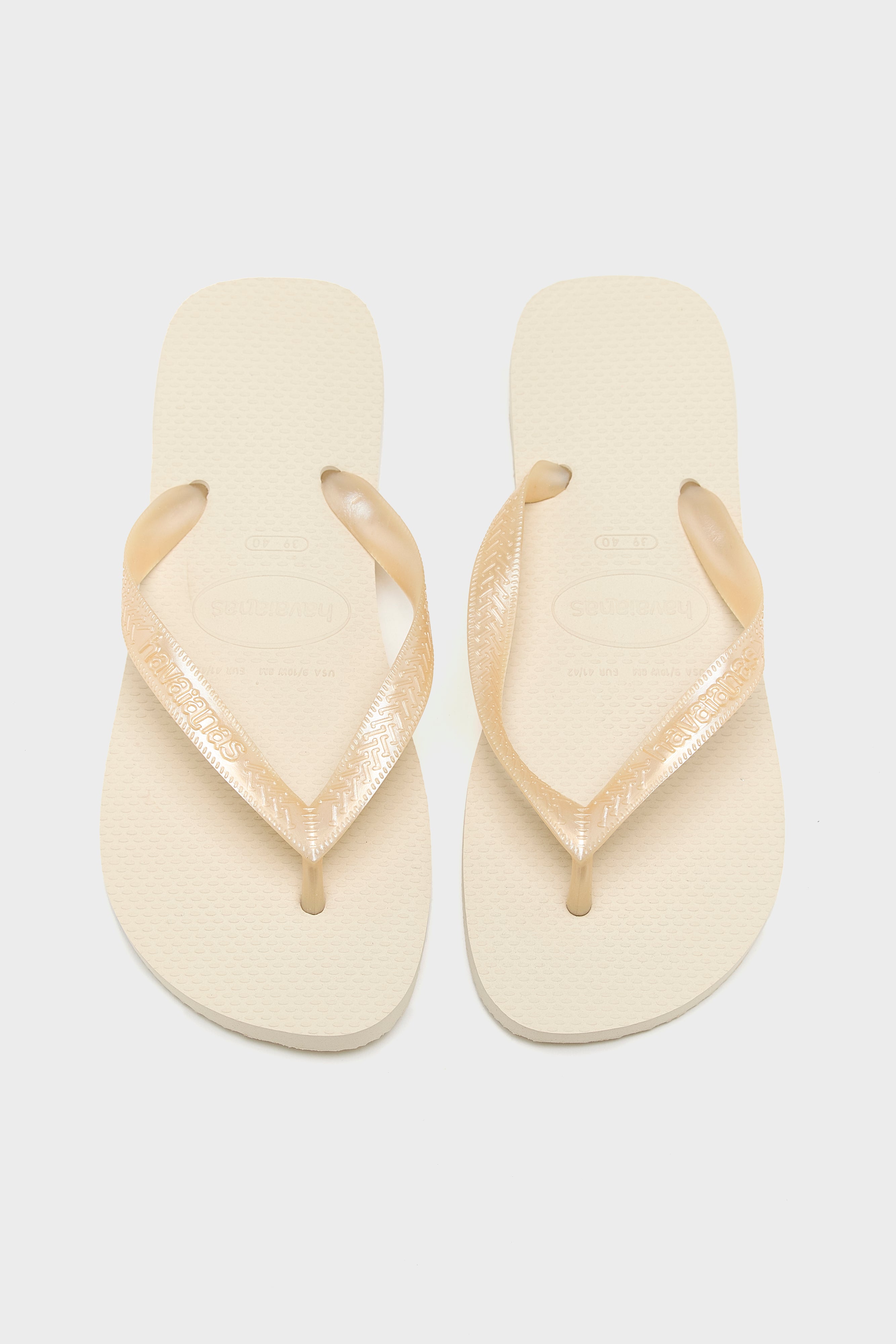 Top Senses Flip Flops for Women (251 / W / ECRU)