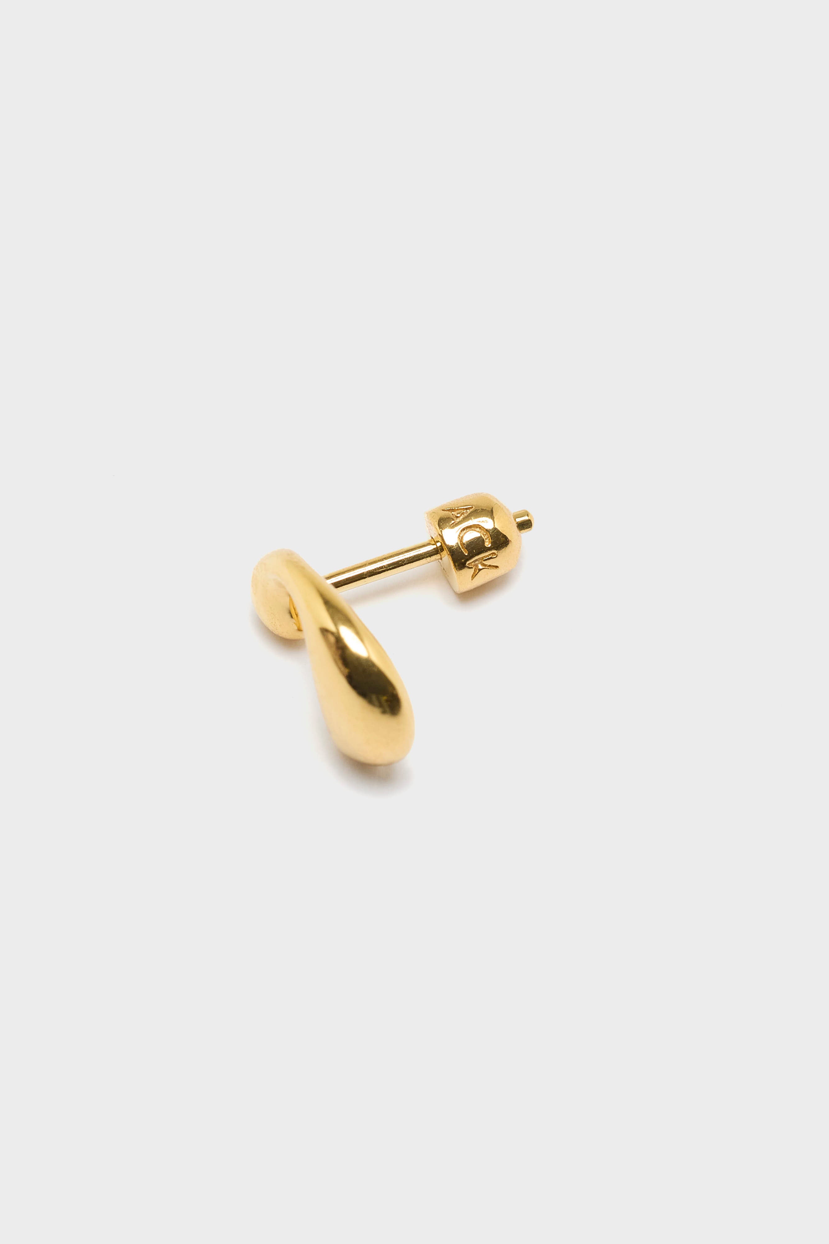 Dolphin Splash Stud Earring (261 / W / GOLD)