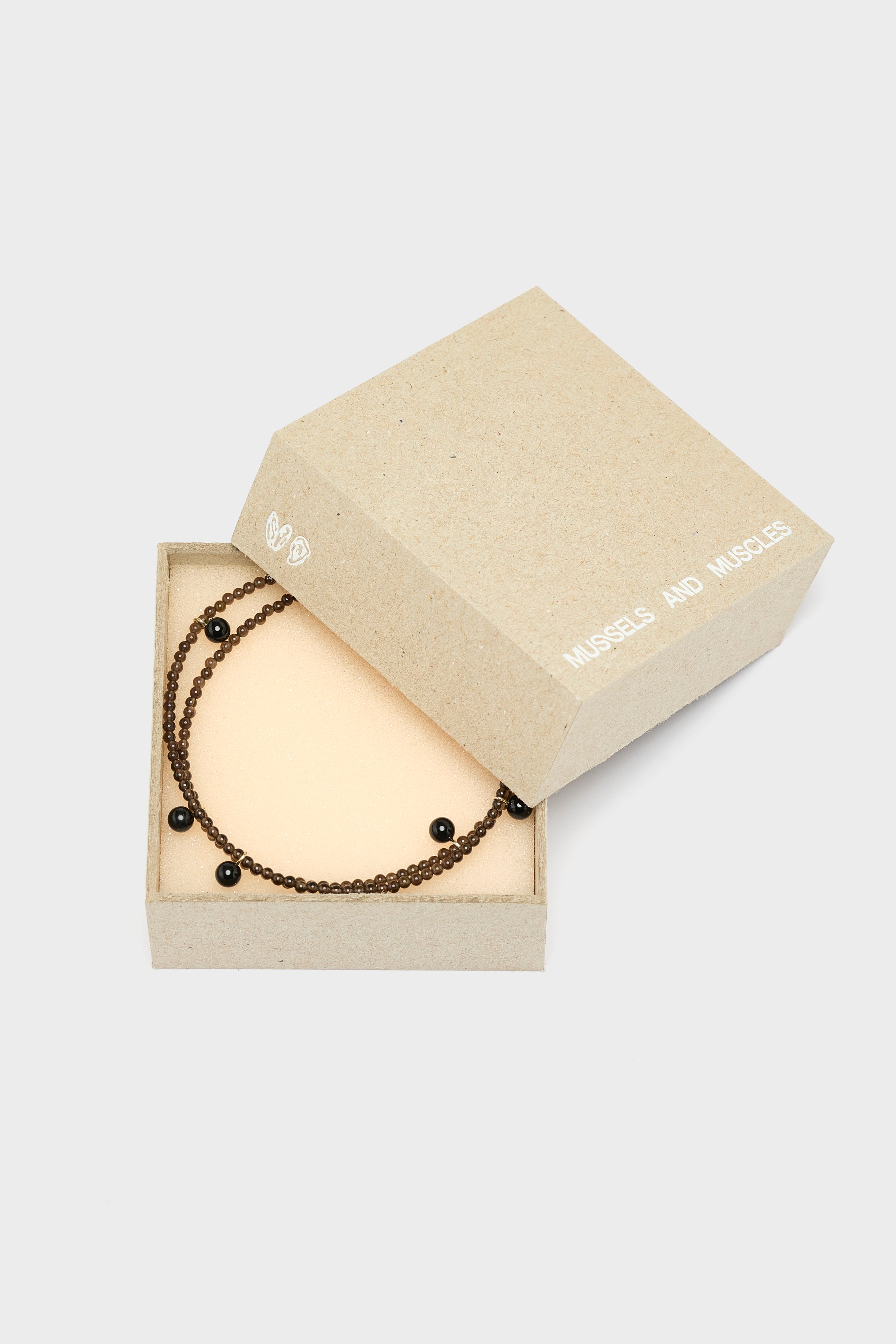Smoky Tiny Dew Necklace (252 / W / BLACK)