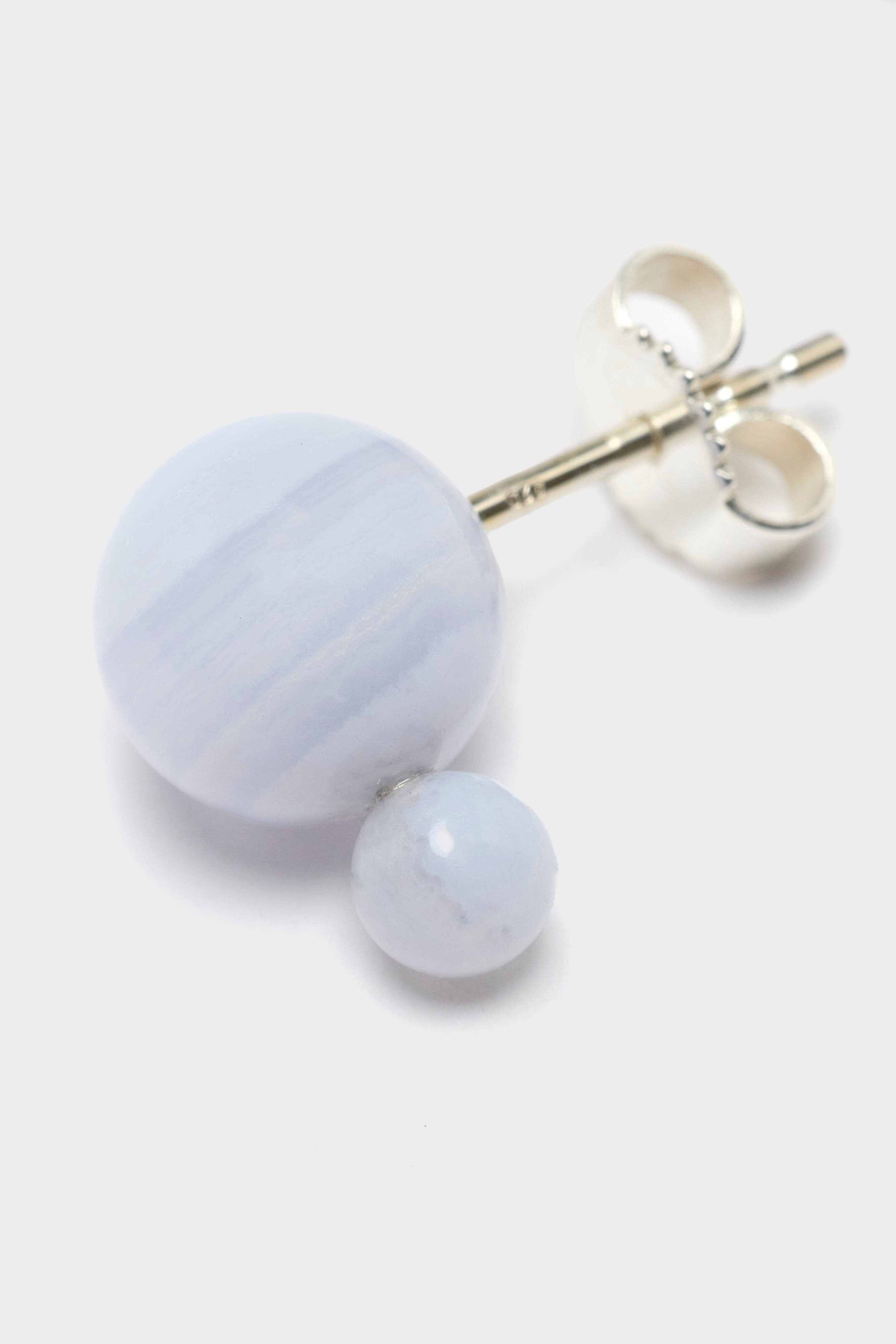 Clous d'oreilles Glyzinia Chalcedon (261 / W / BLUE)