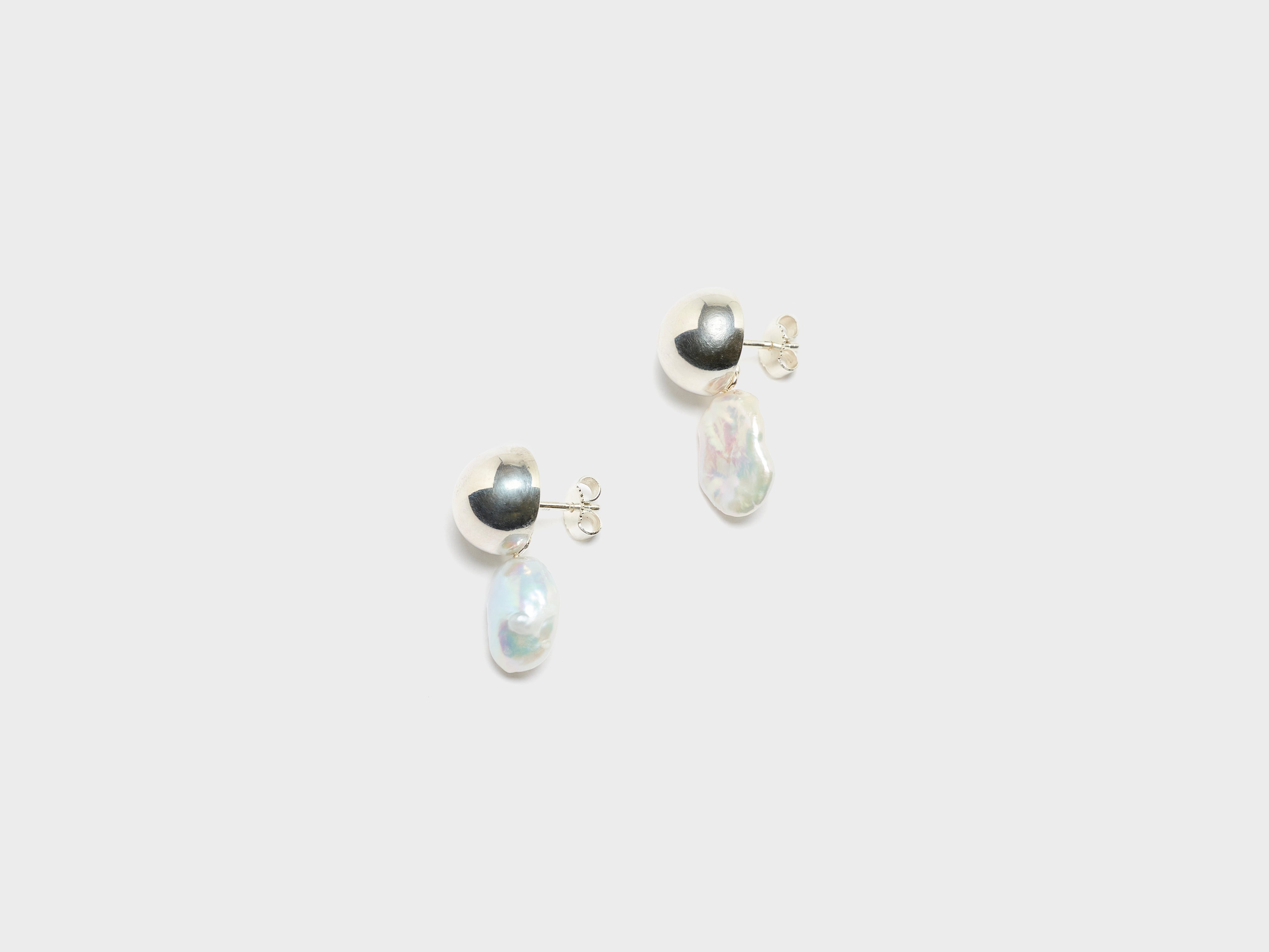 Keshi Pearl Earrings (261 / W / PEARL)