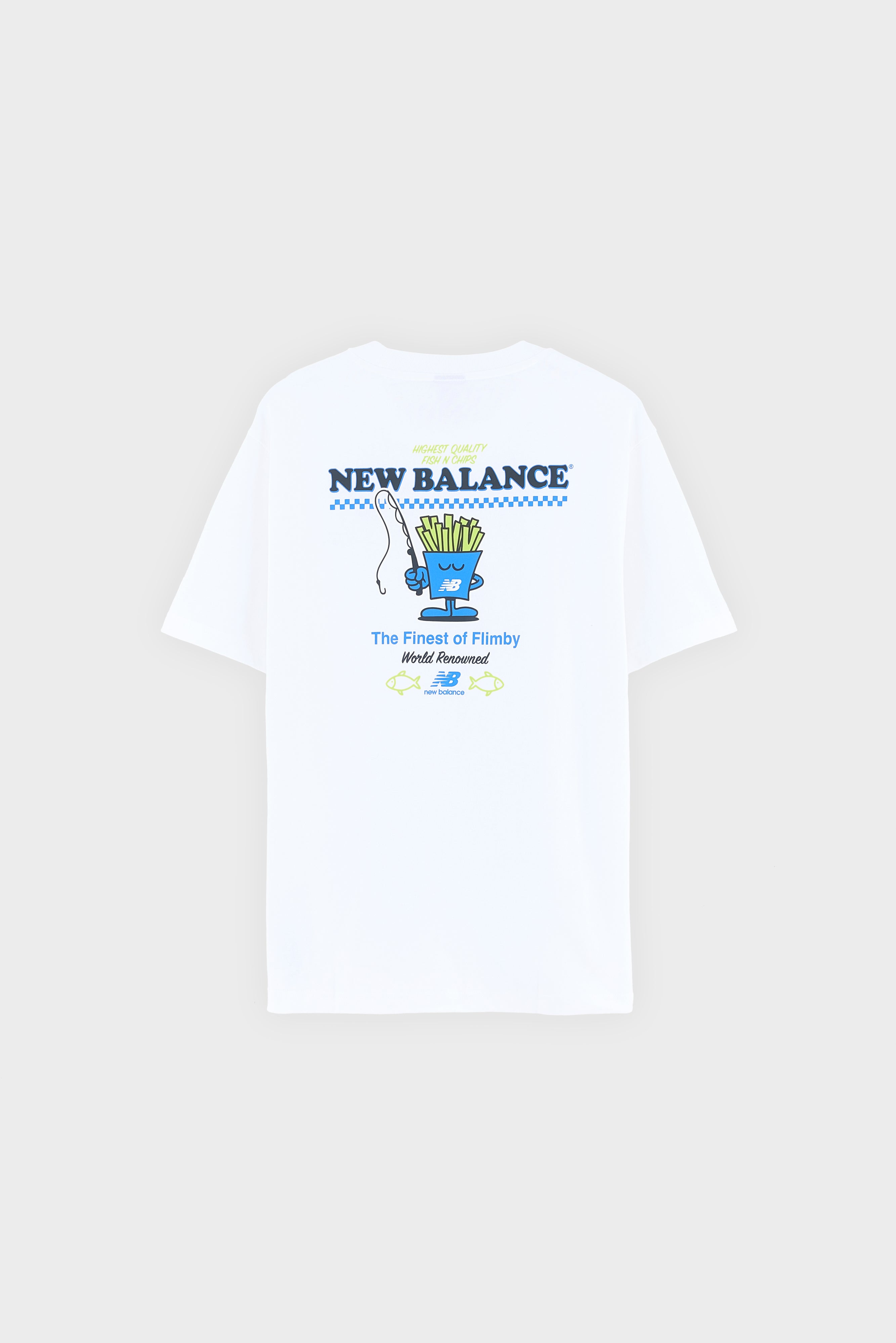 Fish and Chips T-Shirt (261 / M / WHITE)