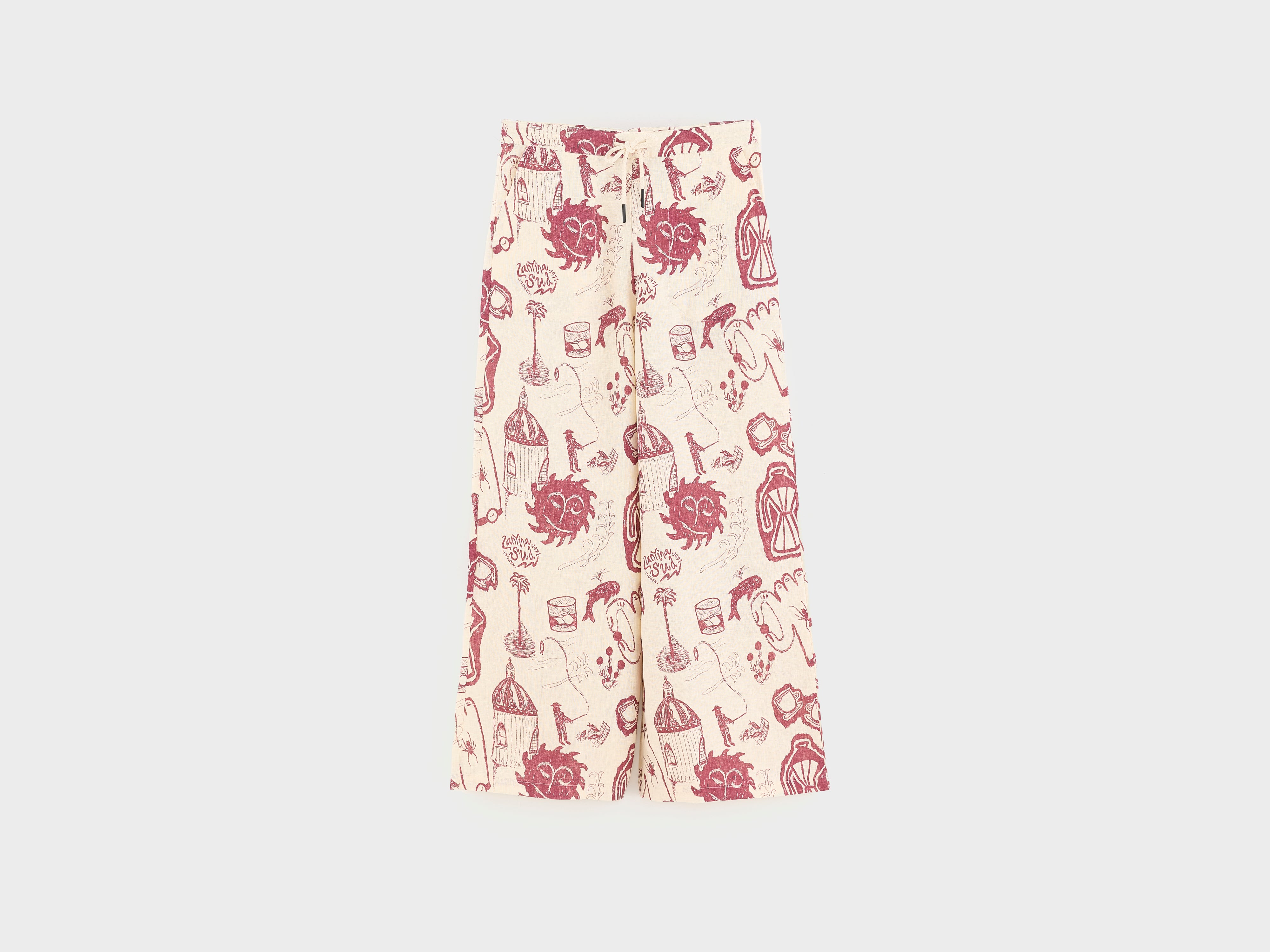 Cantina Mojave Linen Trousers (261 / W / BEIGE)