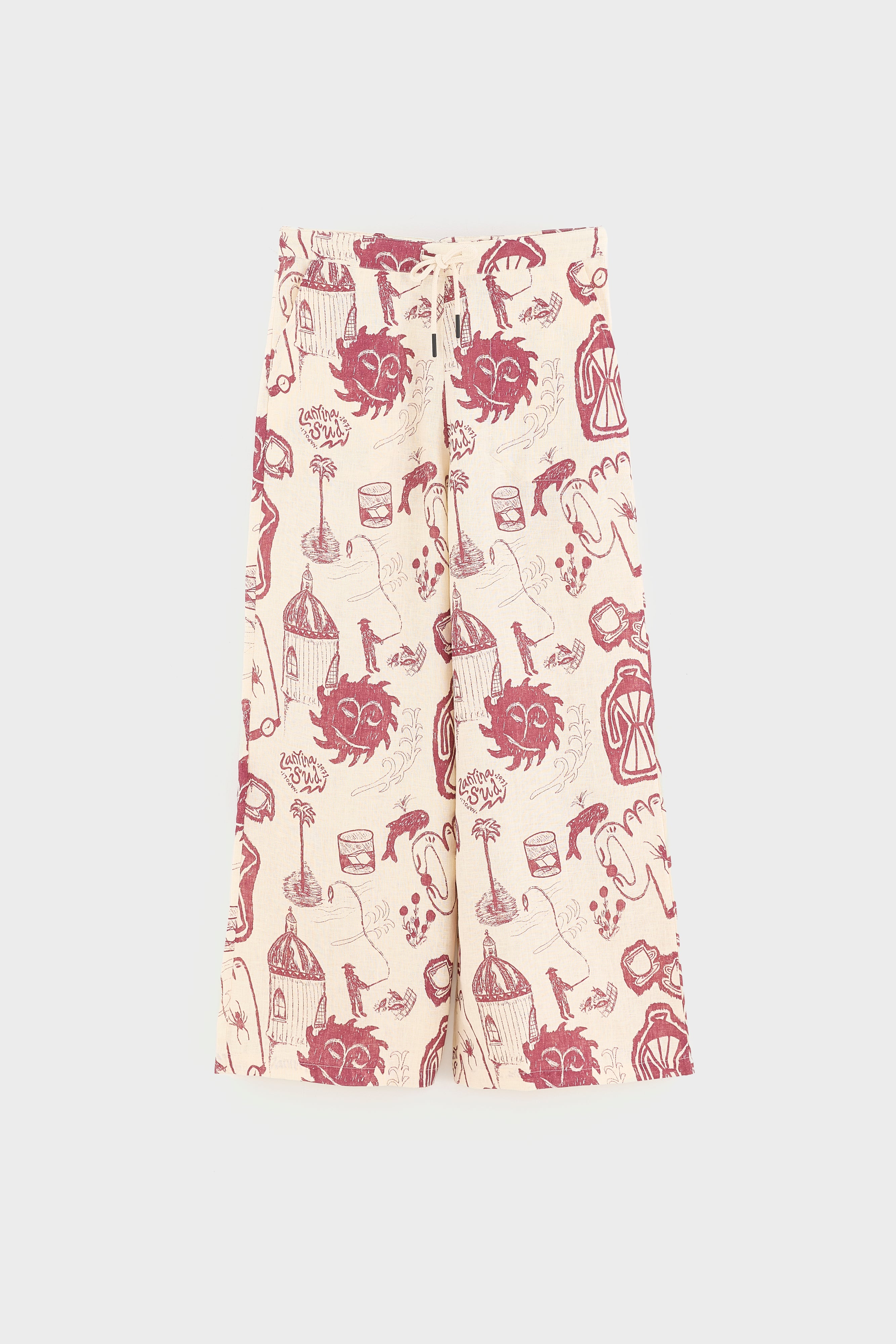 Cantina Mojave Linen Trousers (261 / W / BEIGE)