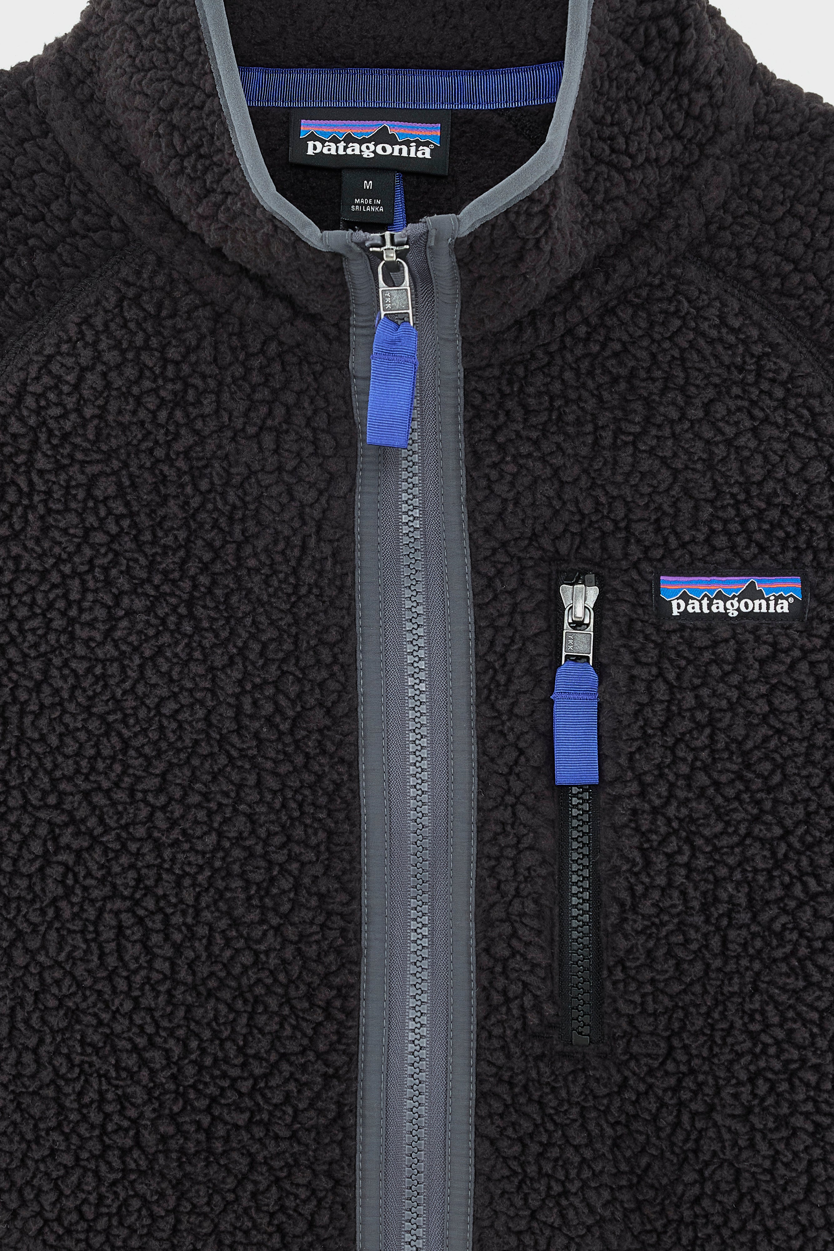 Men's Retro Pile Fleece Jacket (252 / M / BLACK)