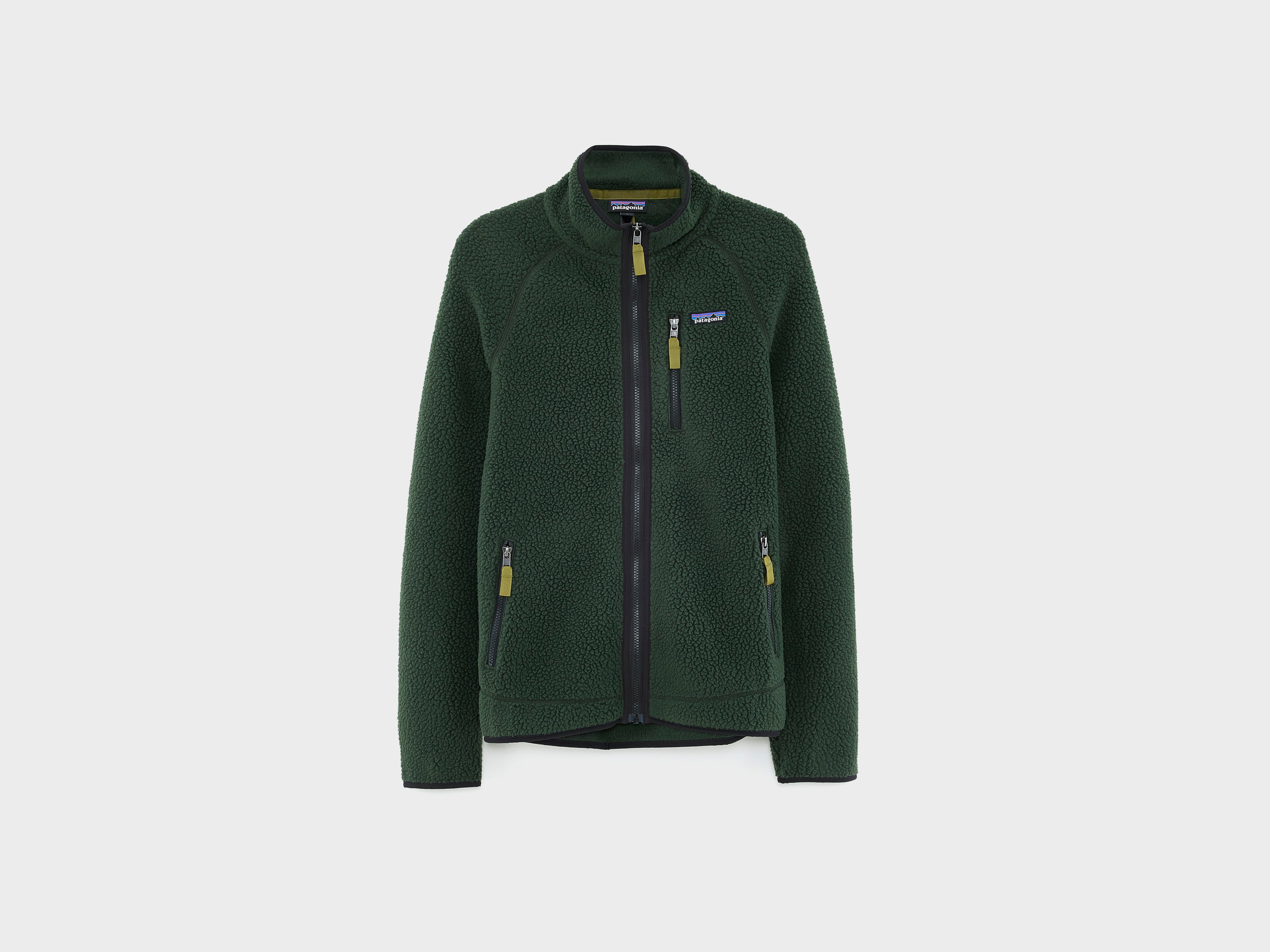 Men's Retro Pile Fleece Jacket (252 / M / GREEN)