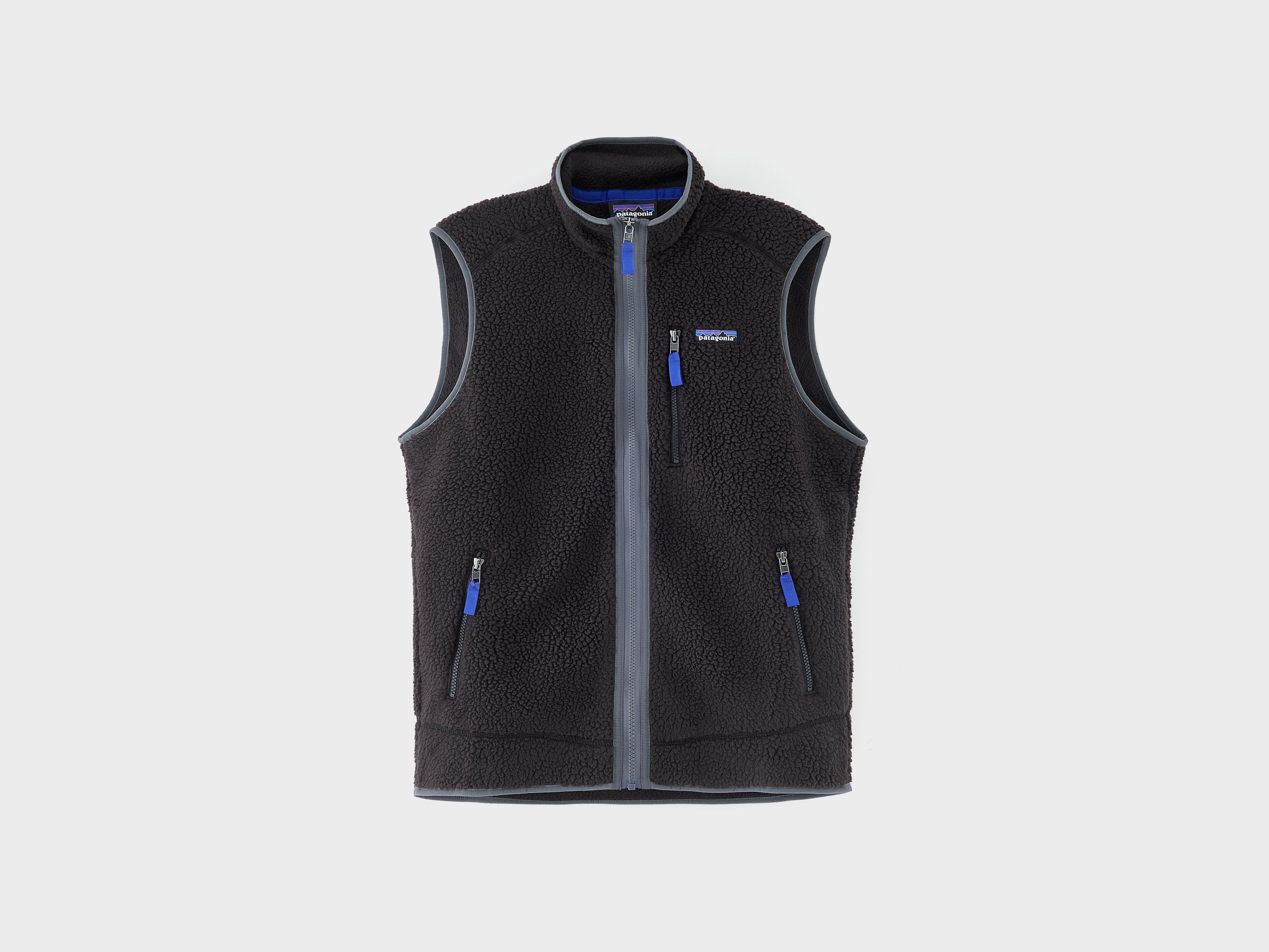 Men's Retro Pile Fleece Vest (252 / M / BLACK)