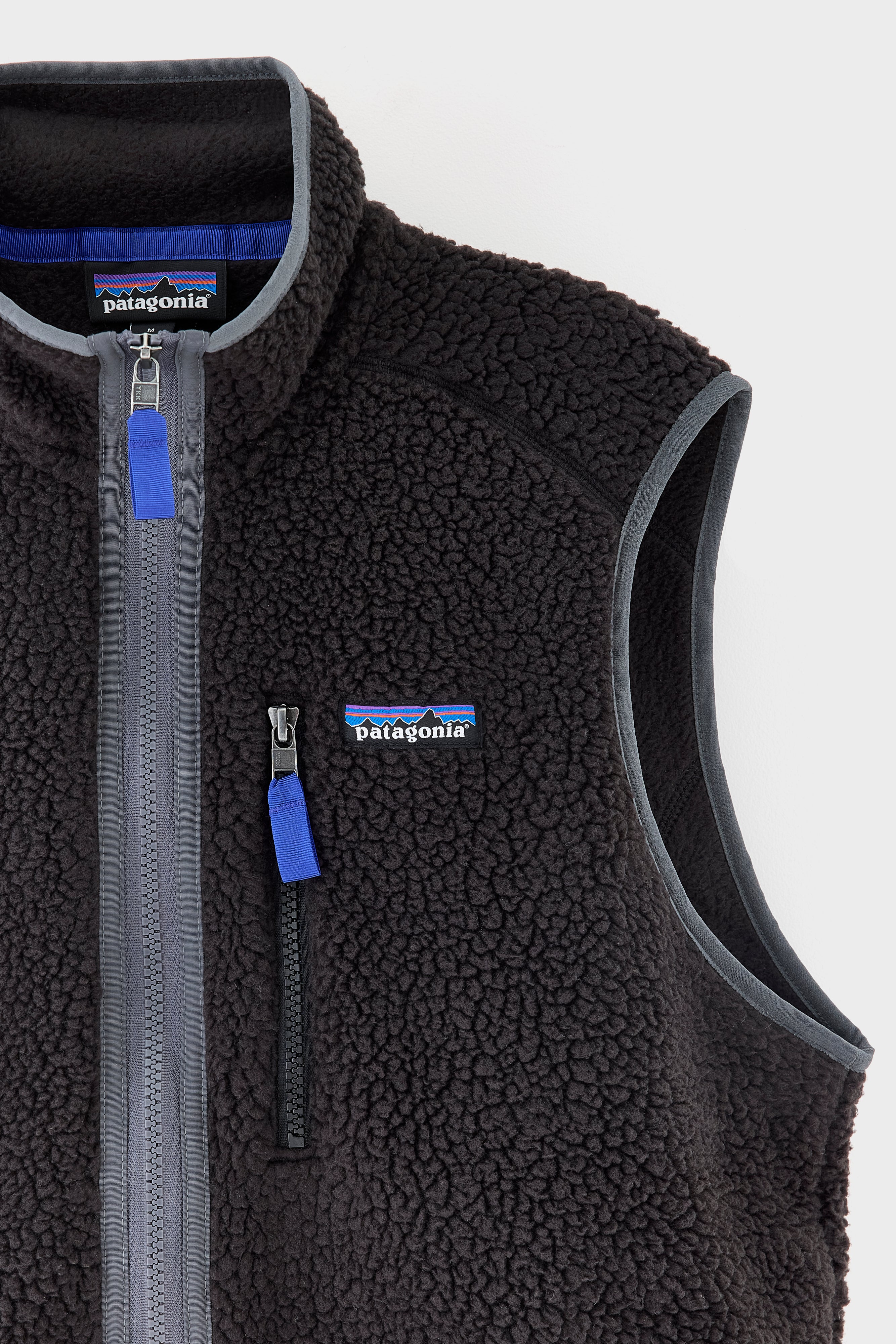 Men's Retro Pile Fleece Vest (252 / M / BLACK)