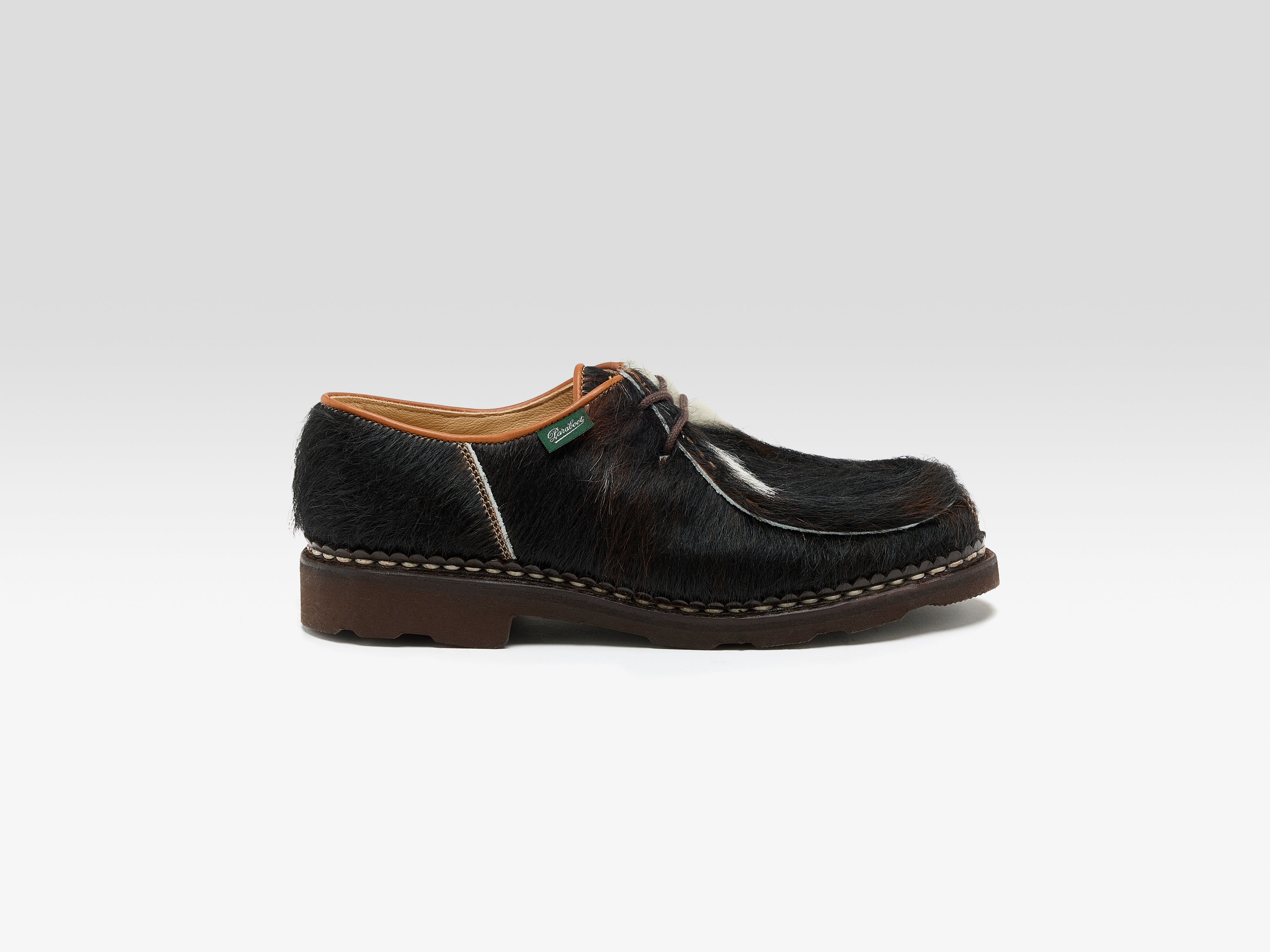 Michael Cowhide Derby Shoes for Women (252 / W / BROWN)