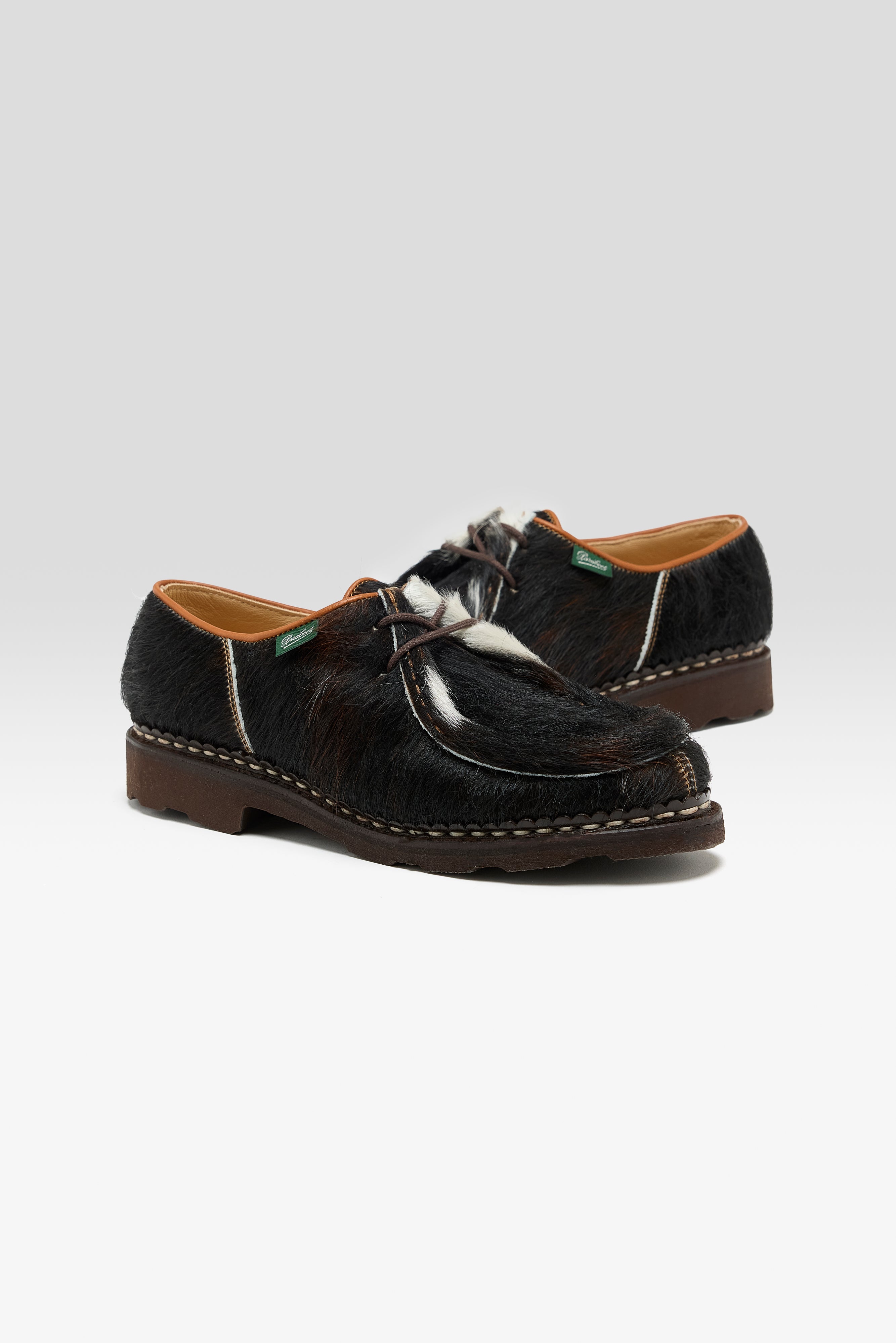 Michael Cowhide Derby Shoes for Women (252 / W / BROWN)