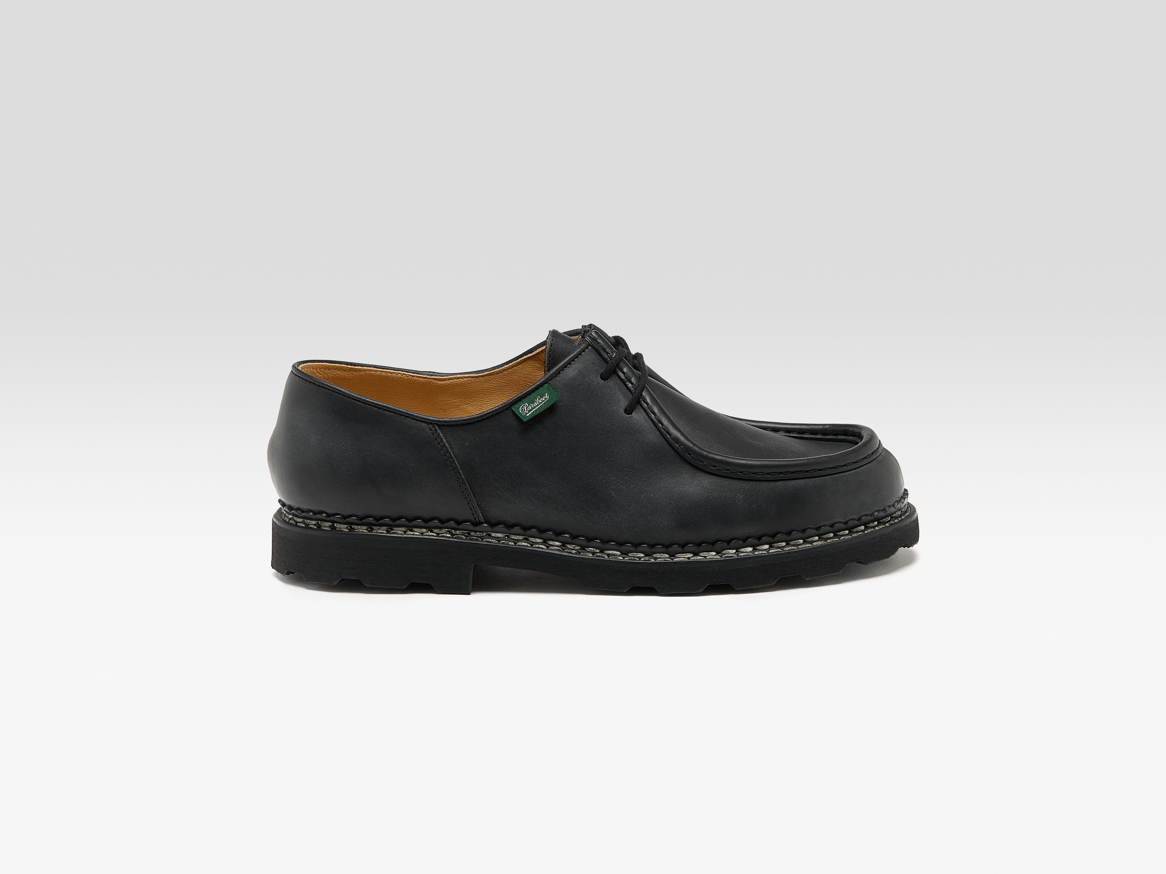 Michael Leather Derby Shoes voor heren (252 / M / BLACK)