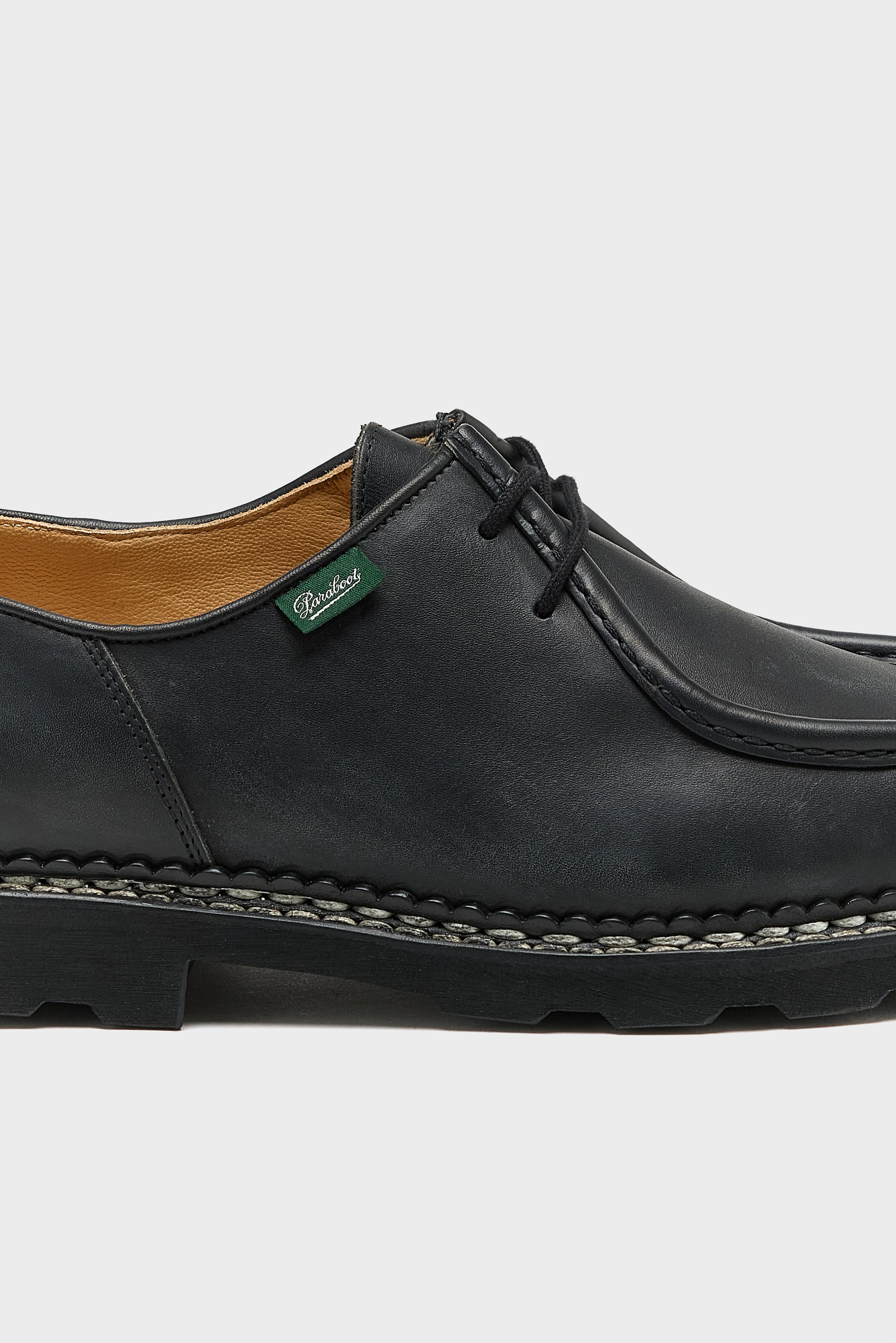 Michael Leather Derby Shoes voor heren (252 / M / BLACK)