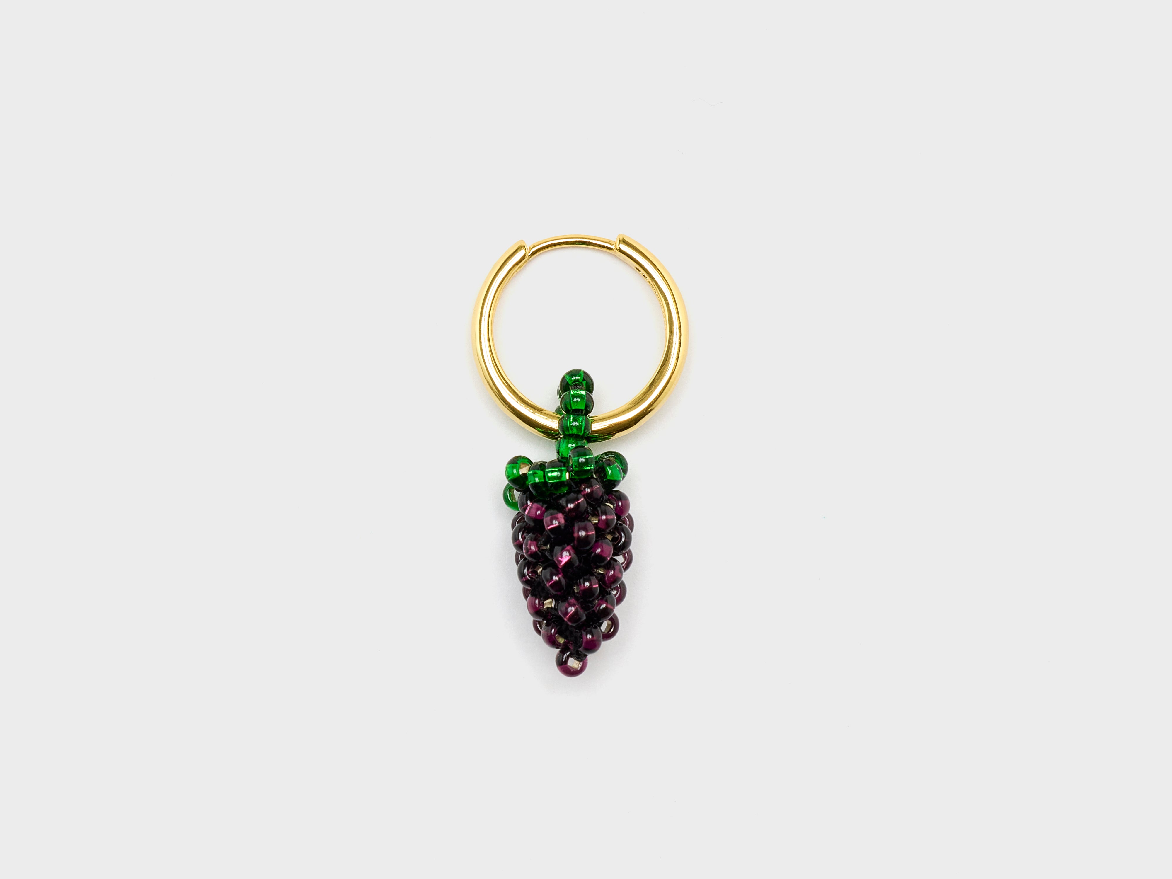 Mini Grape Earring (252 / W / PURPLE)