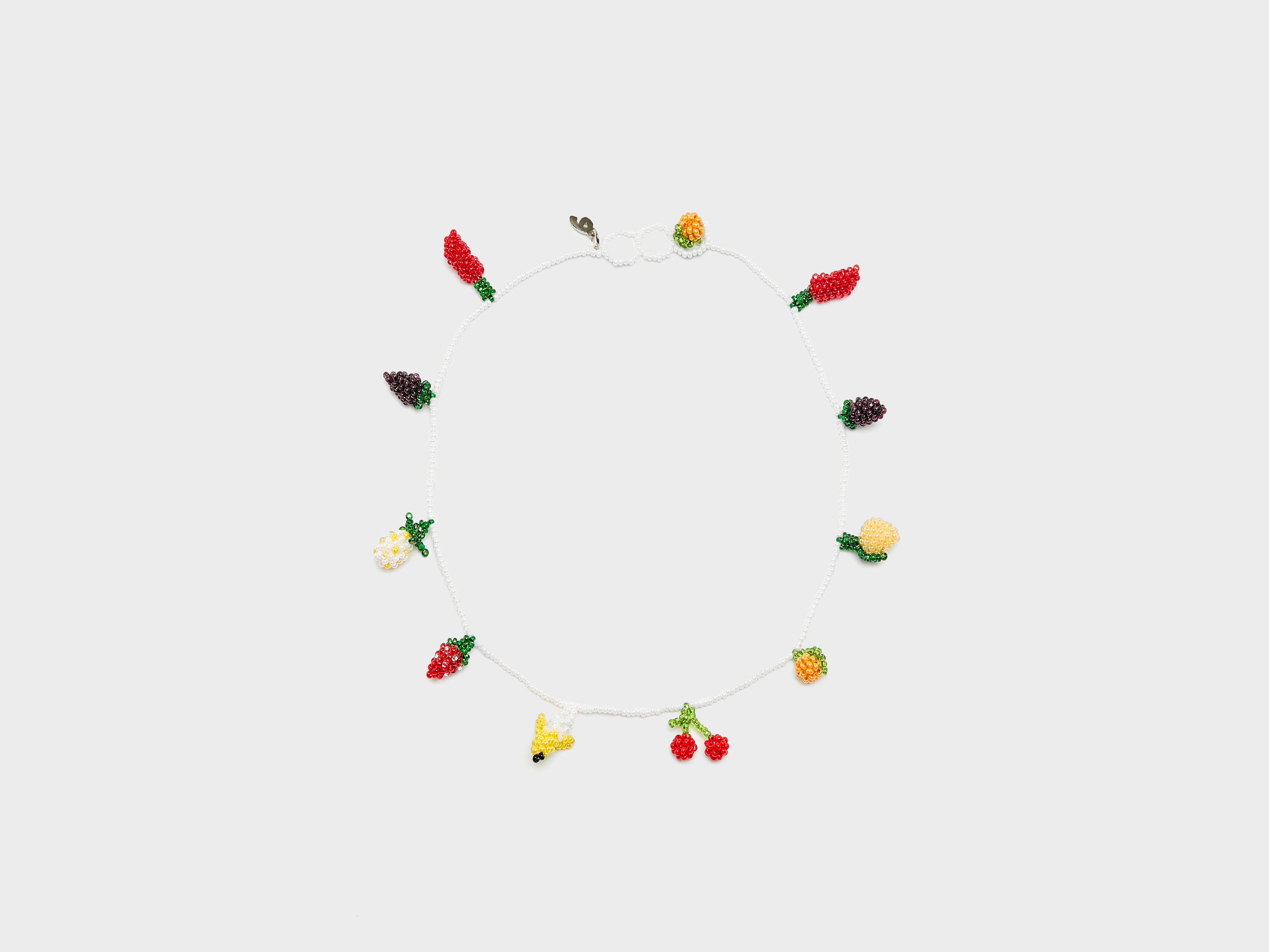 Fruit Salad Necklace (261 / W / WHITE)