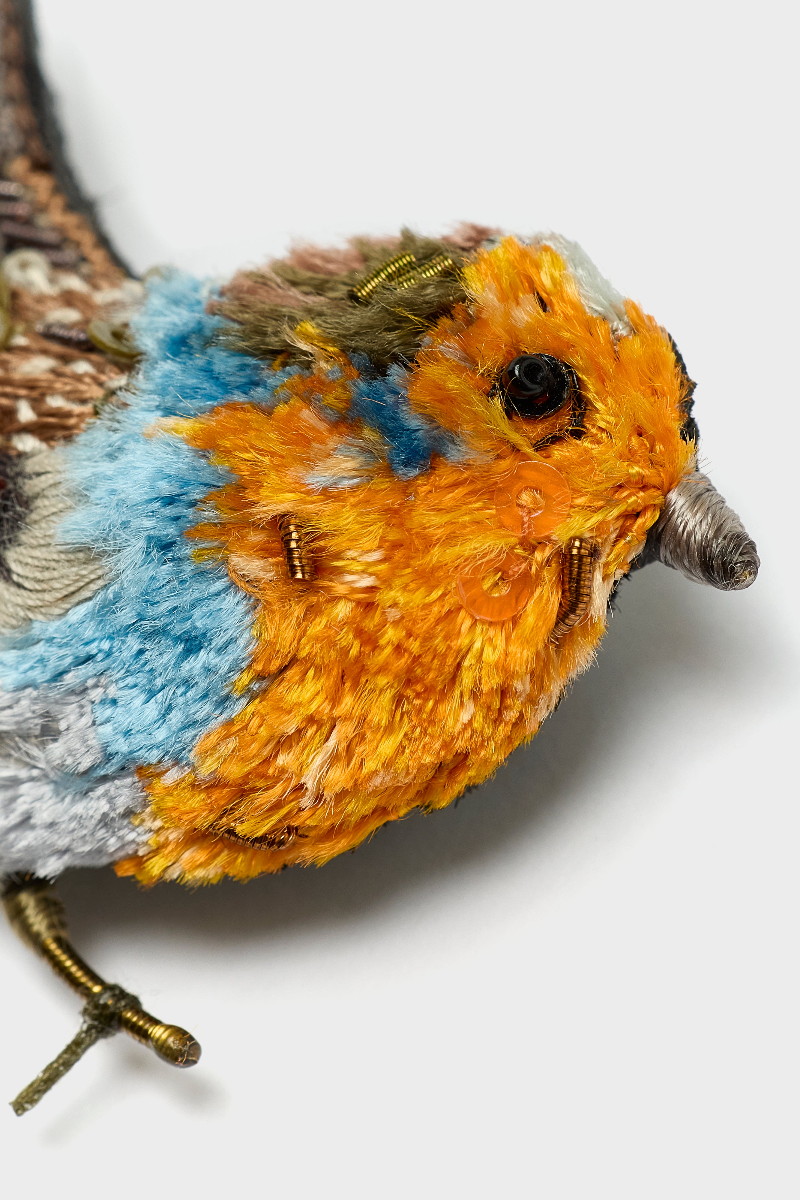 Robin Red Breast Brooch (251 / W / YELLOW)