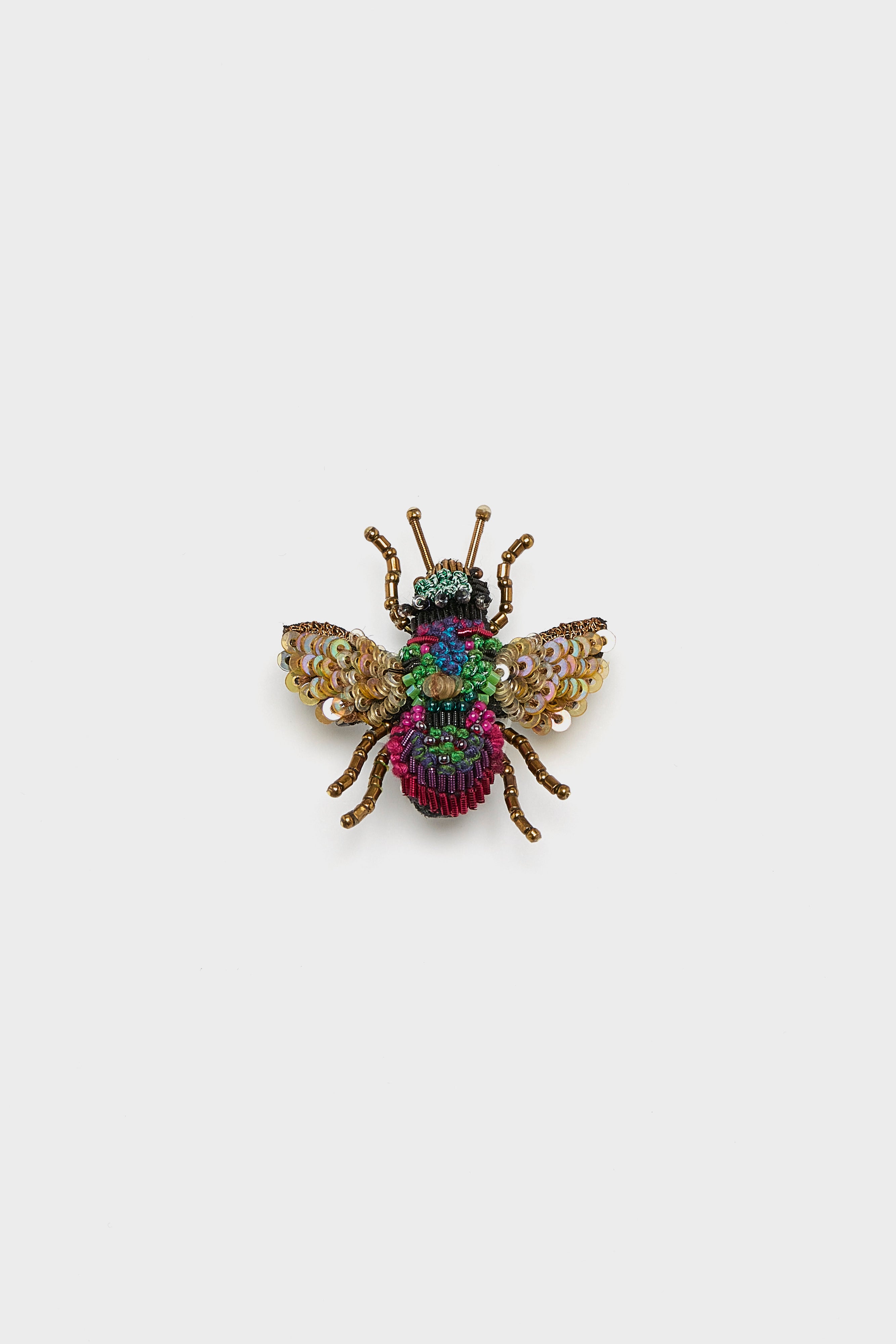 Rainbow Bee Brooch Pin (261 / W / MULTICOLOR)