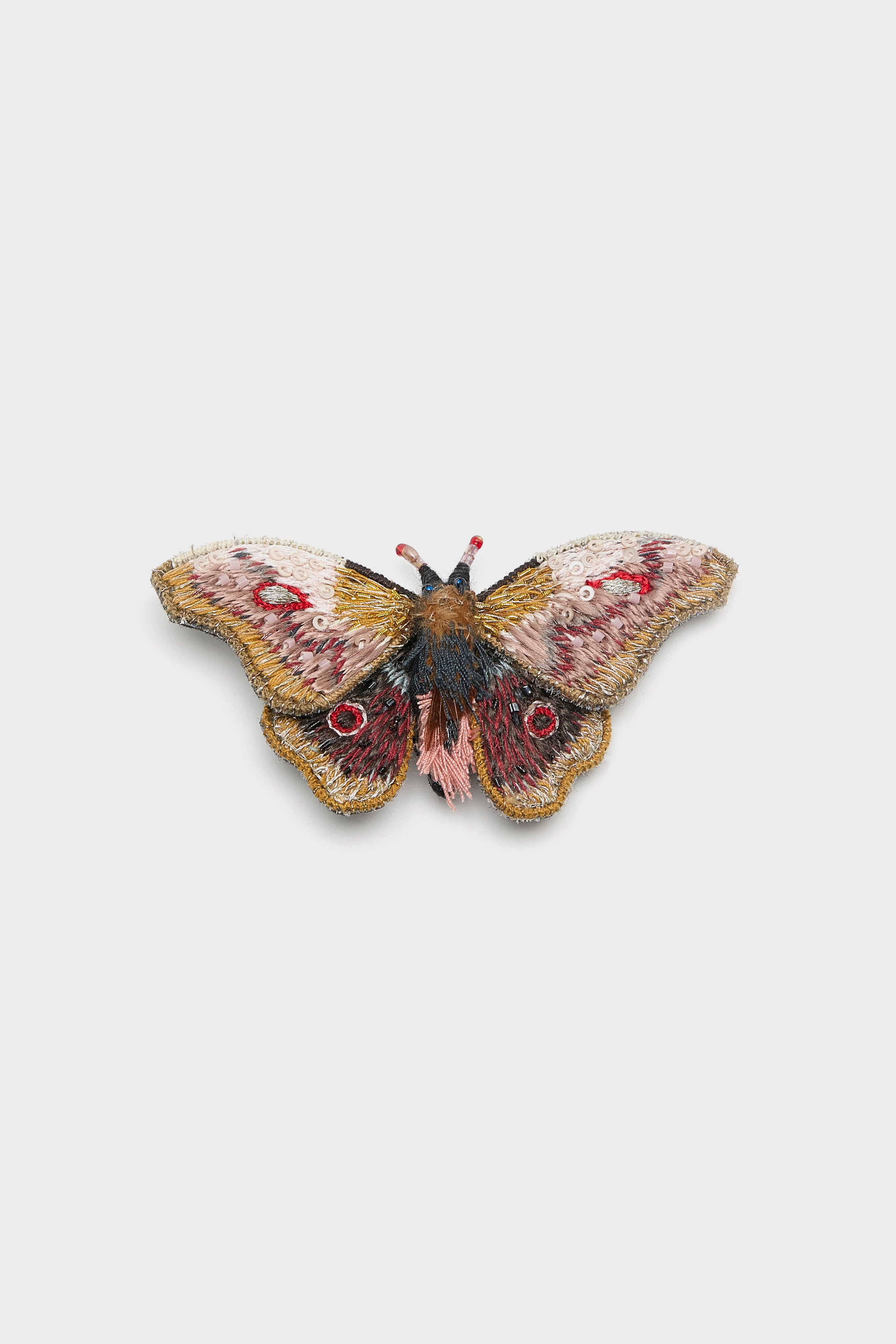 Emperor Mopane Moth Brooch Pin (261 / W / MULTICOLOR)