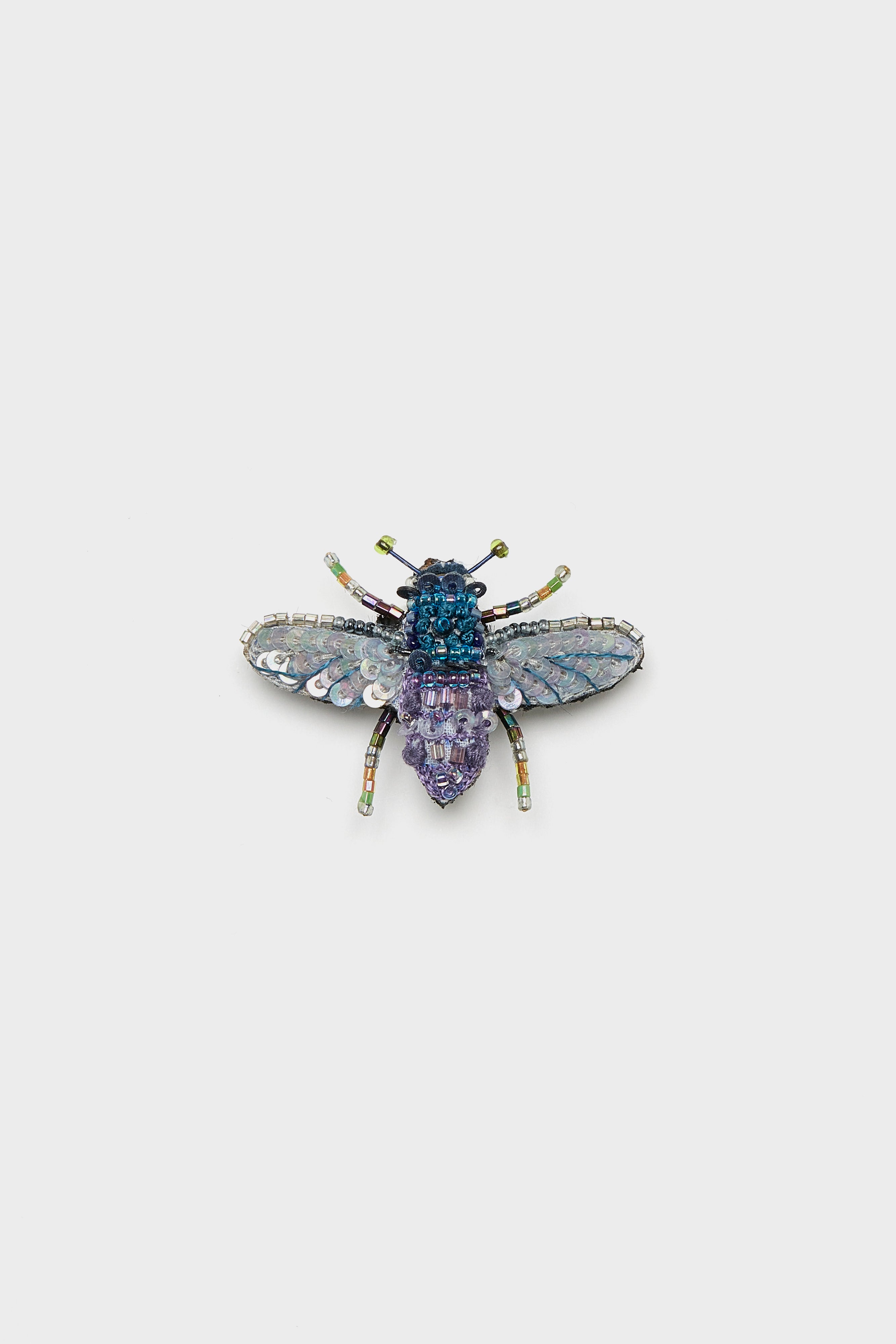 Violet Carpenter Bee Brooch Pin (261 / W / BLUE)